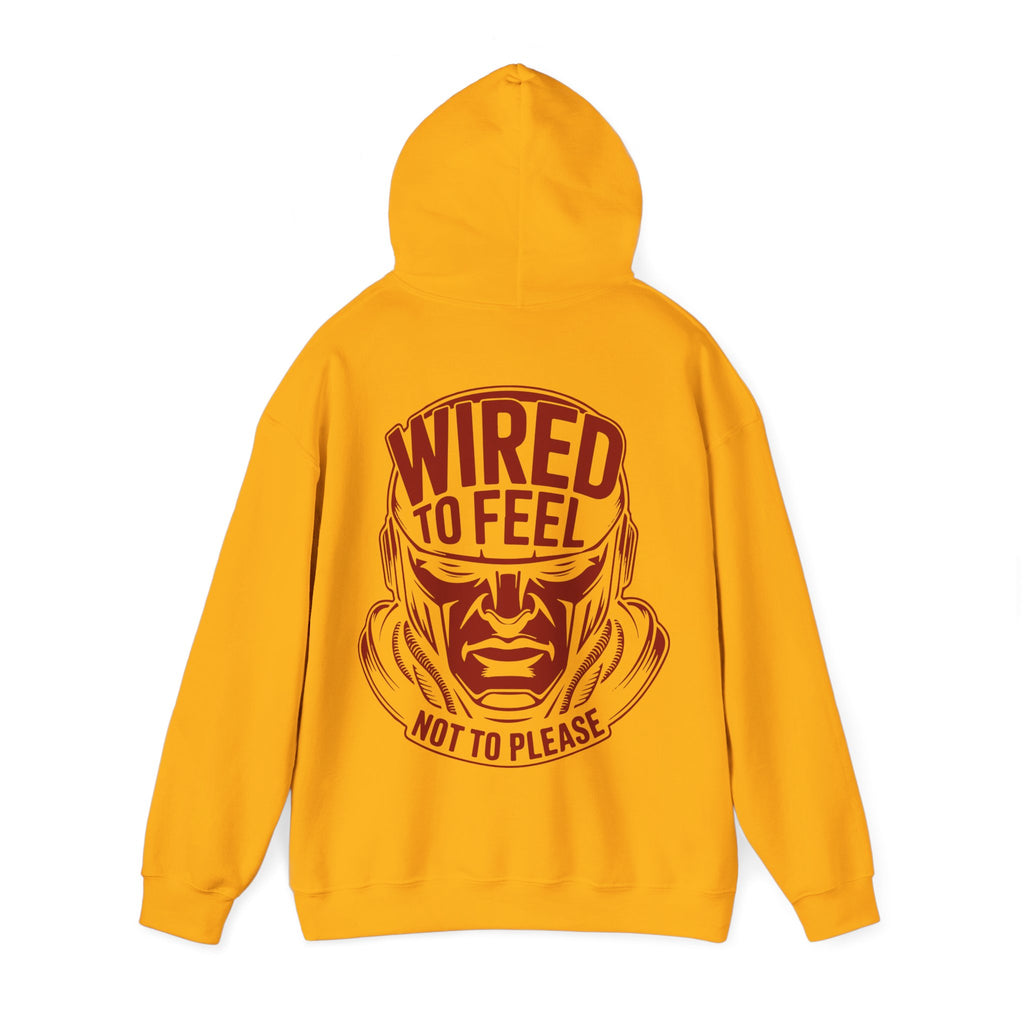 Unisex Heavy Blend Hoodie / WIRED TO FEEL NOT TO PEASE