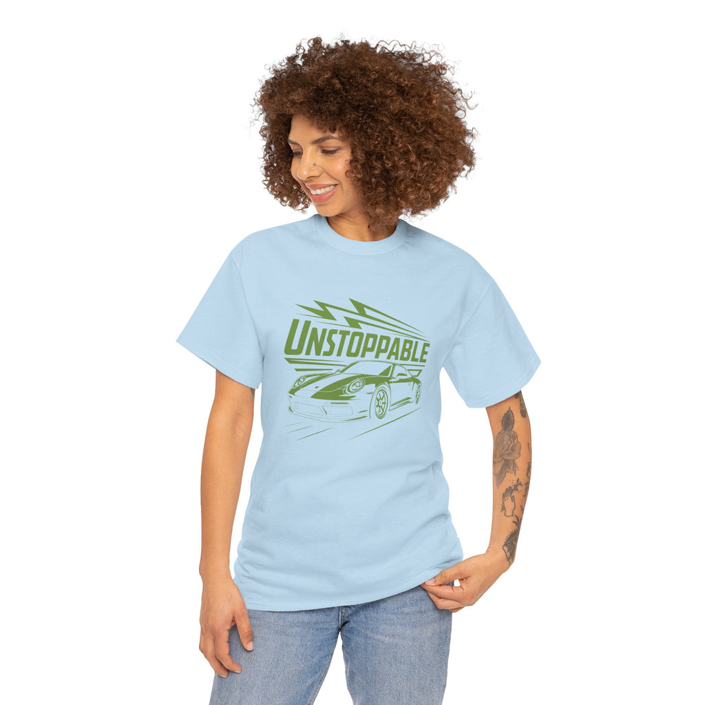 UNSTOPPABLE - Bold Porsche-Inspired  | Unisex Heavy Cotton Tee