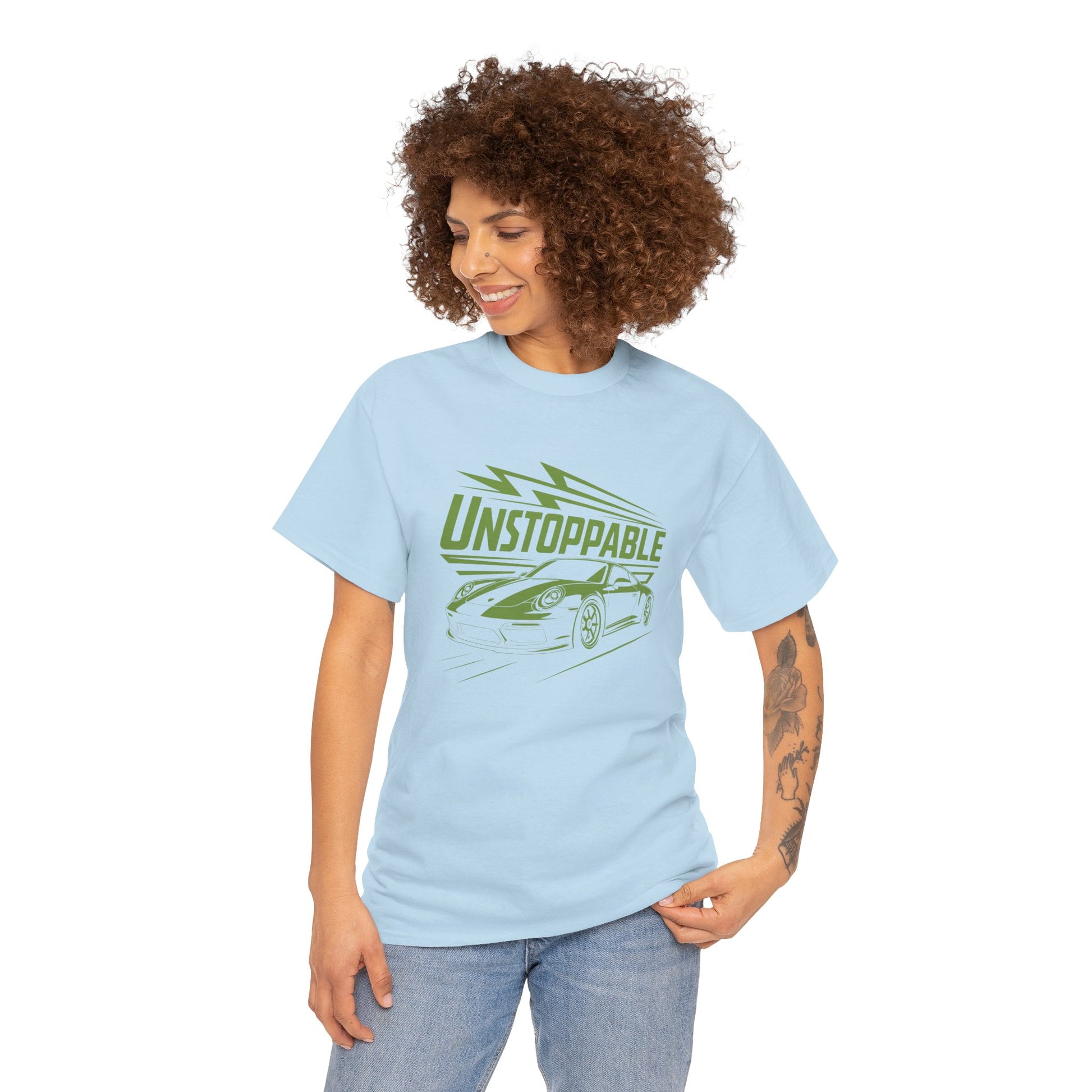 UNSTOPPABLE - Bold Porsche-Inspired  | Unisex Heavy Cotton Tee