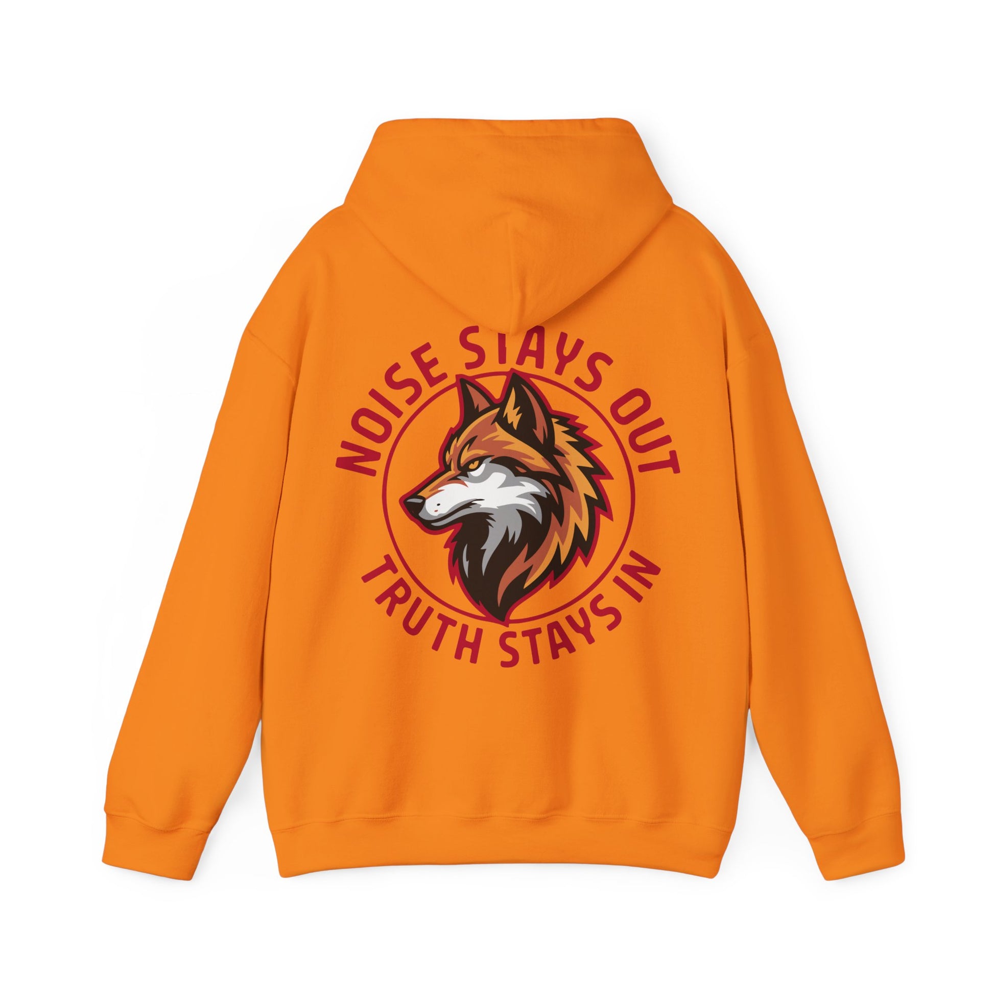 Unisex Heavy Blend Hoodie / NOISE STAYS OUT TRUTH STAYS IN