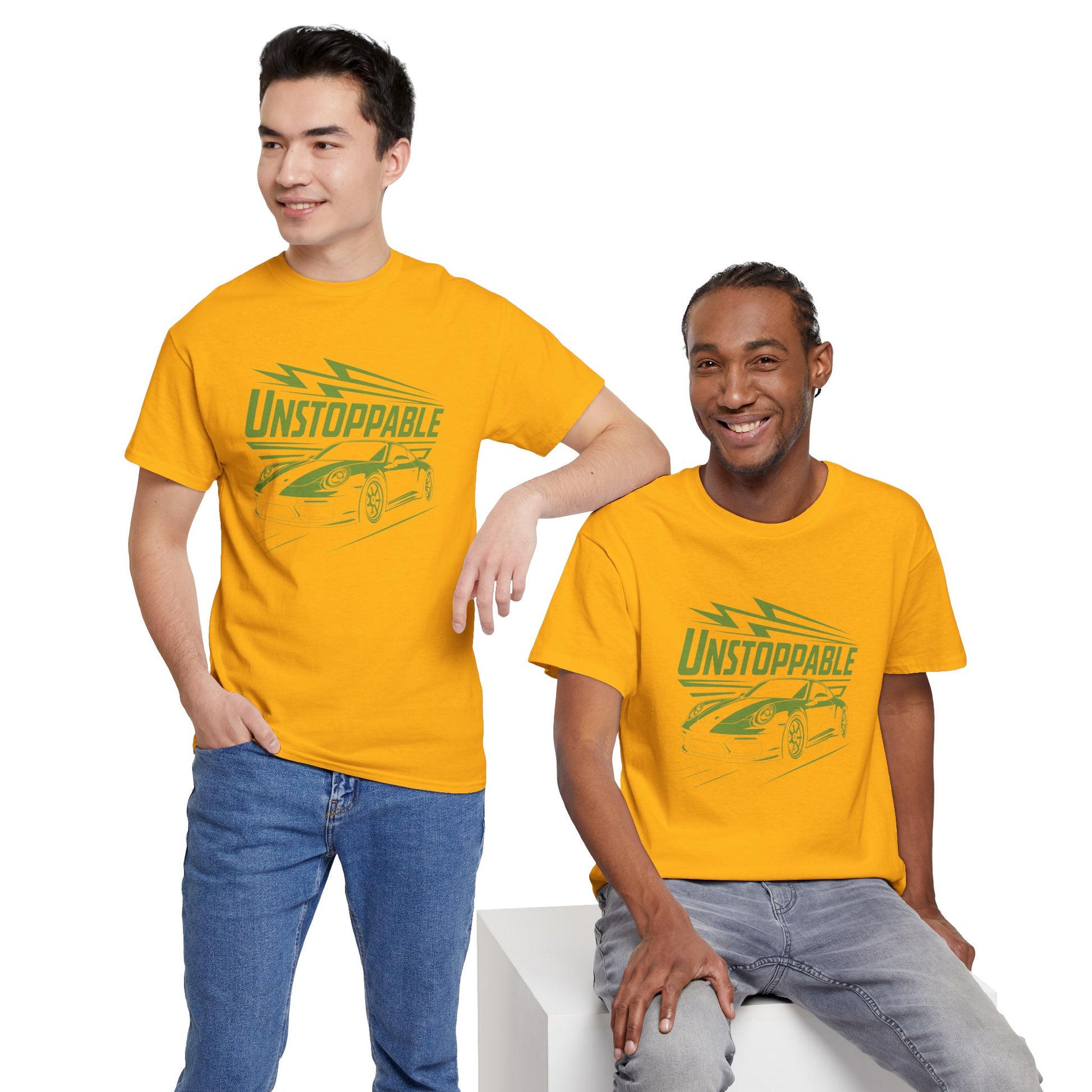 UNSTOPPABLE - Bold Porsche-Inspired  | Unisex Heavy Cotton Tee