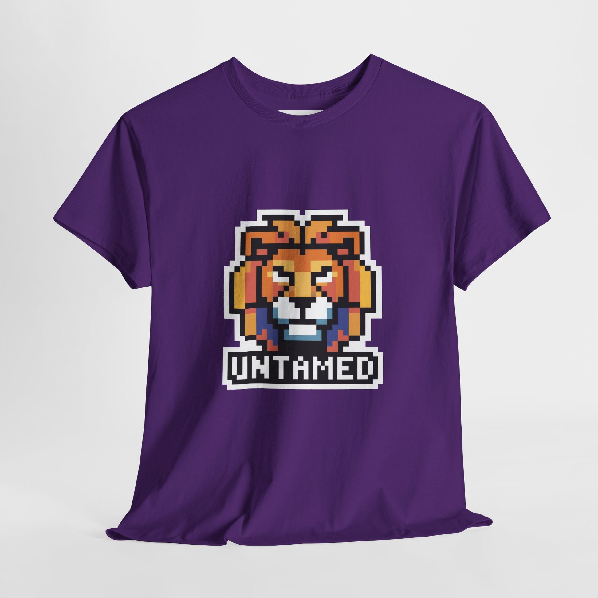 UNTAMED Pixel Lion | Unisex Heavy Cotton Tee
