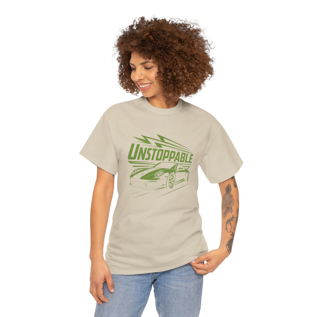 UNSTOPPABLE - Bold Porsche-Inspired  | Unisex Heavy Cotton Tee