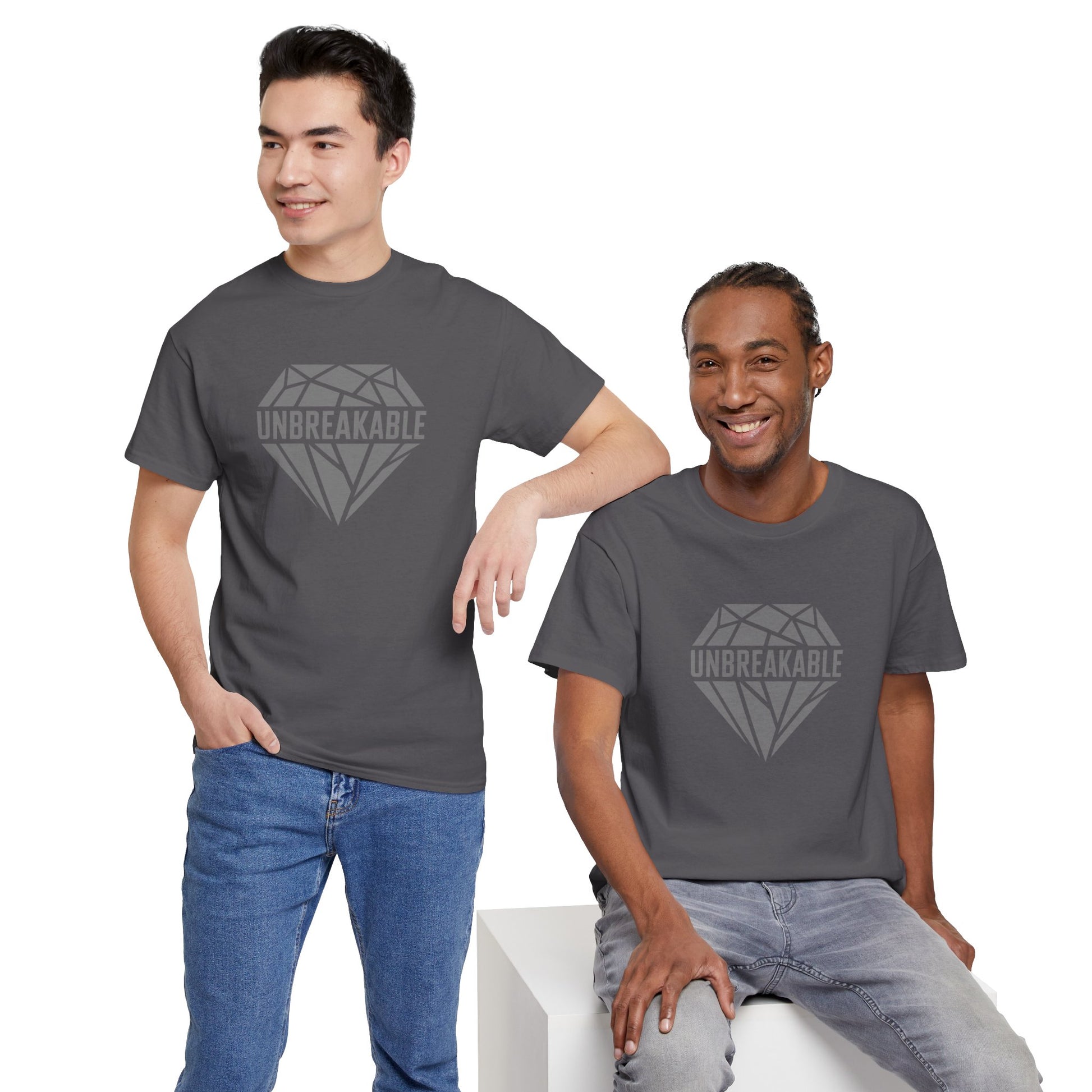 UNBREAKABLE - Diamond Strength | Unisex Heavy Cotton Tee