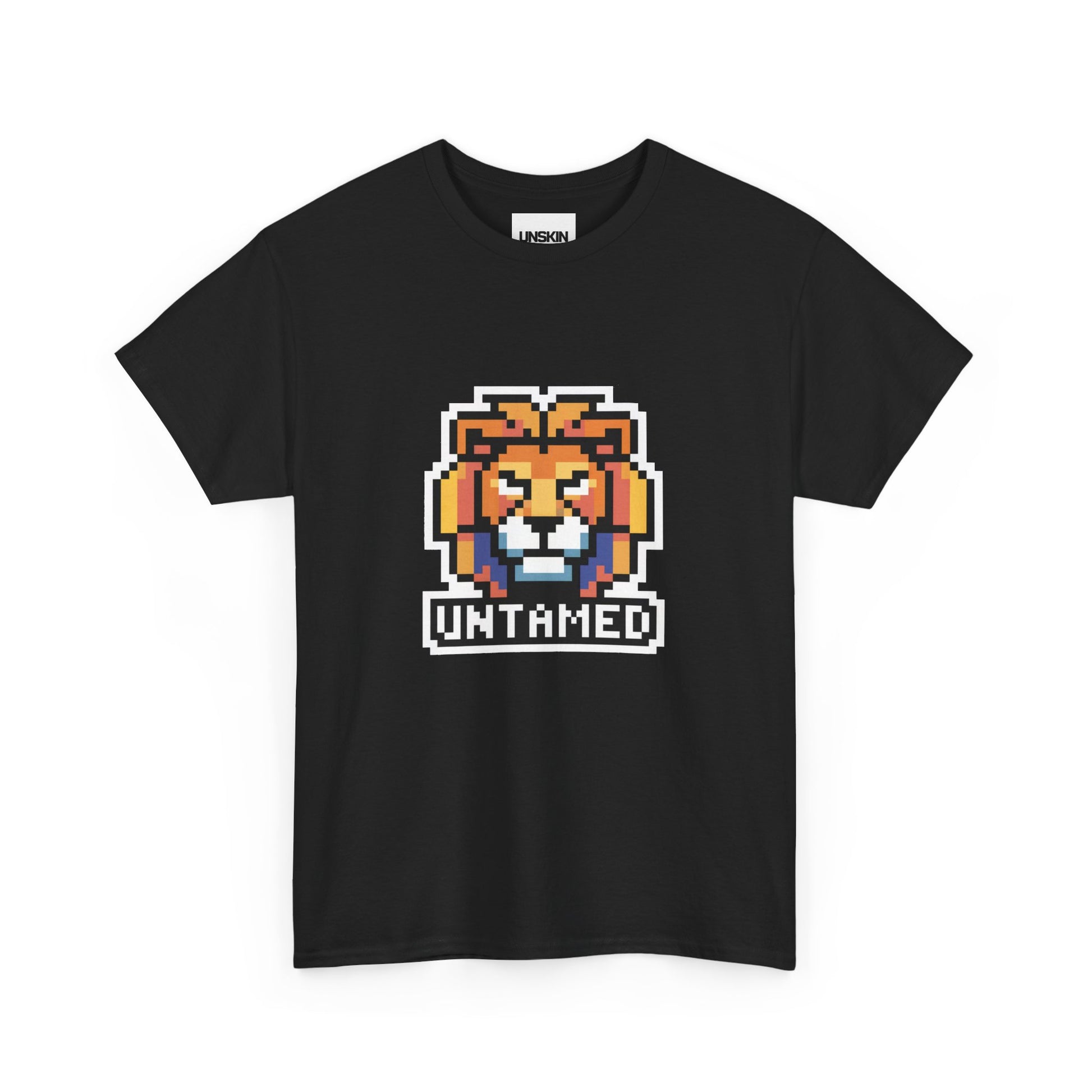 UNTAMED Pixel Lion | Unisex Heavy Cotton Tee