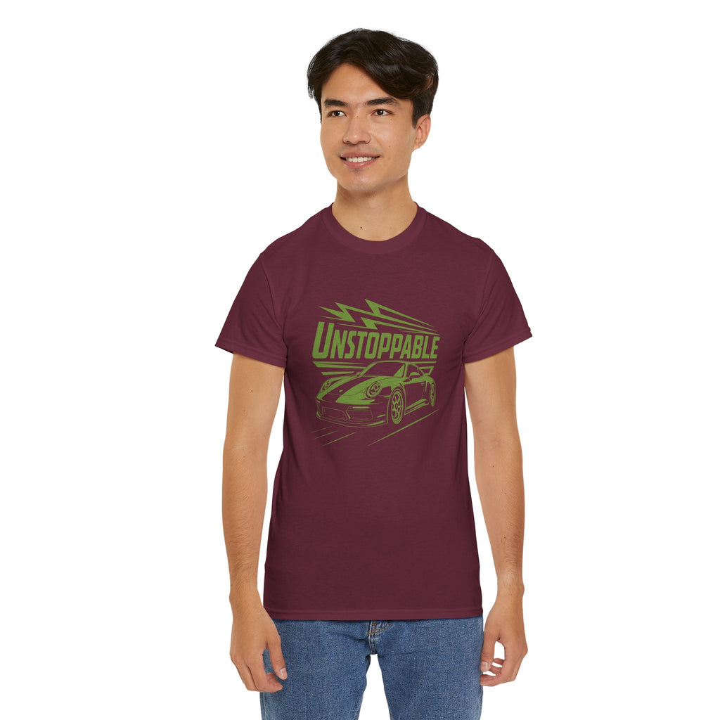 UNSTOPPABLE - Bold Porsche-Inspired  | Unisex Heavy Cotton Tee