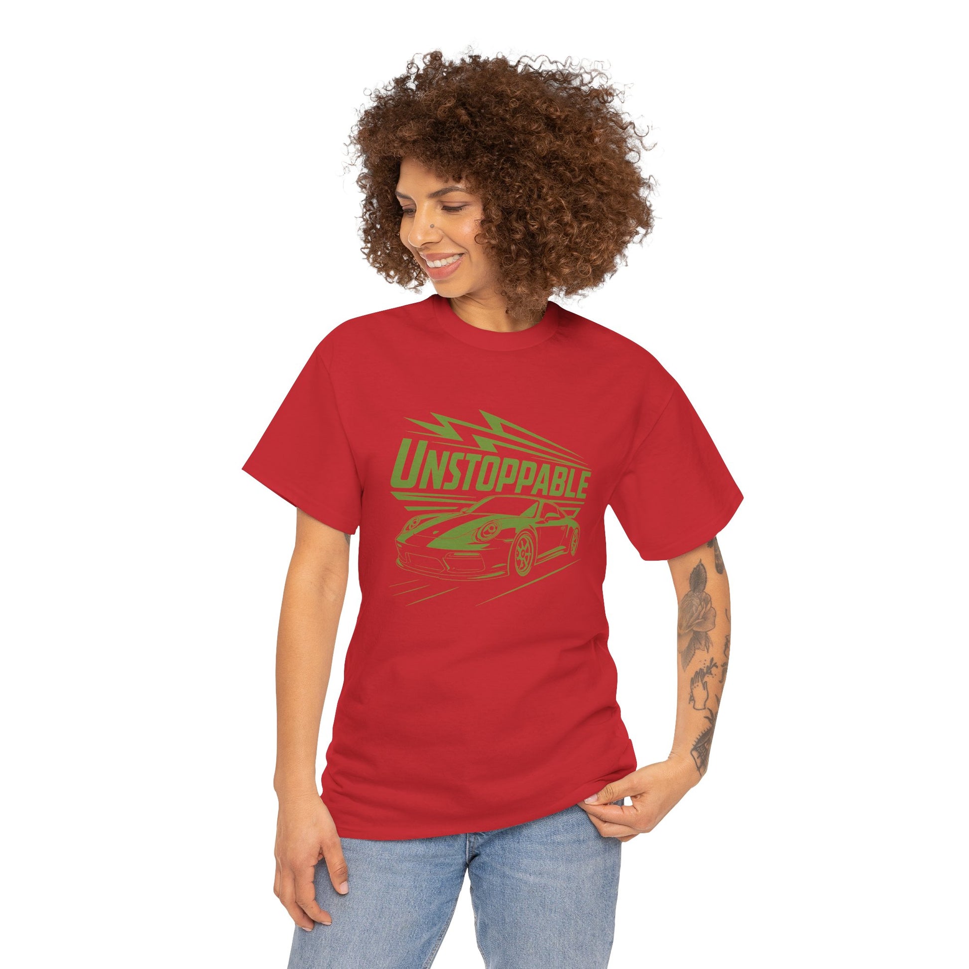 UNSTOPPABLE - Bold Porsche-Inspired  | Unisex Heavy Cotton Tee
