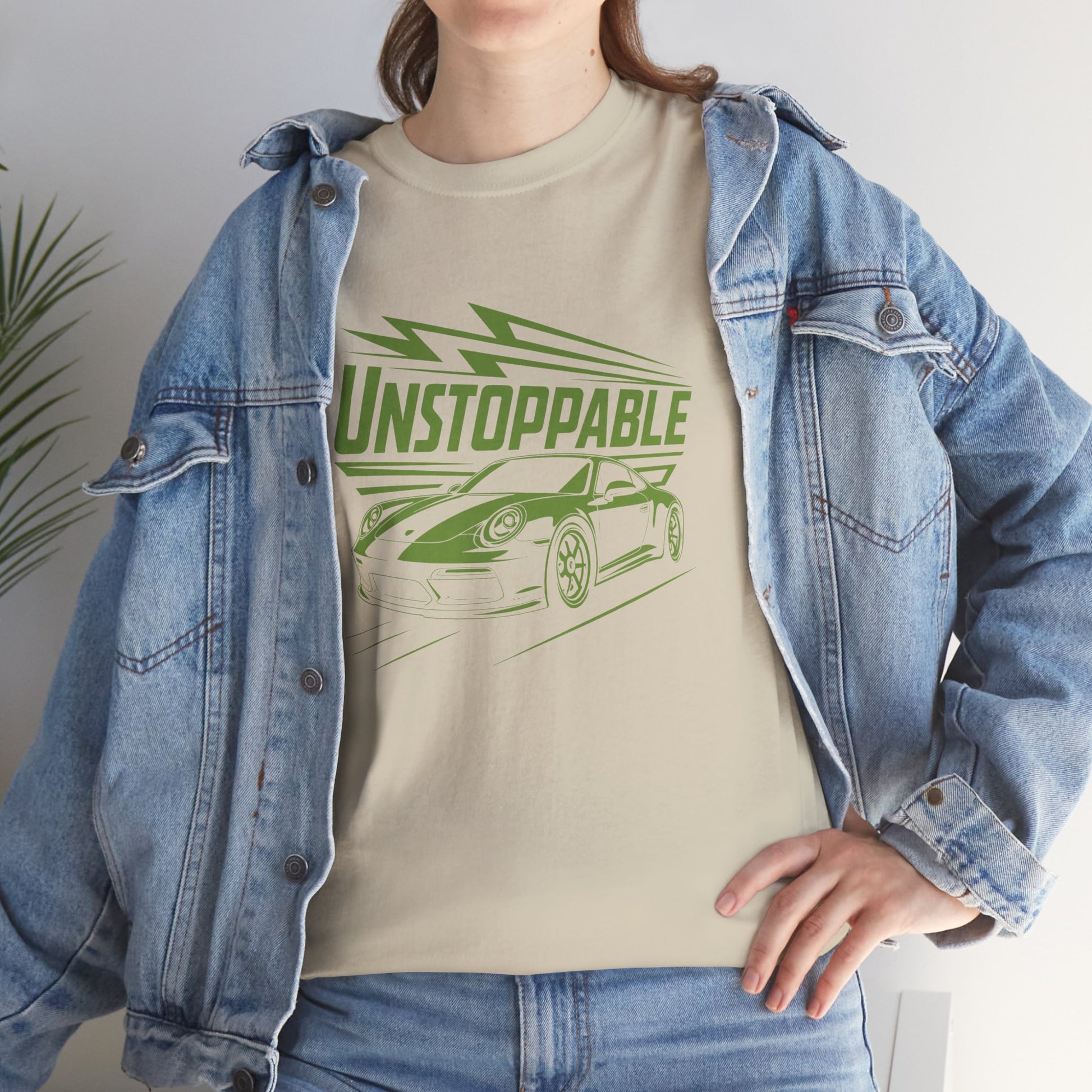 UNSTOPPABLE - Bold Porsche-Inspired  | Unisex Heavy Cotton Tee