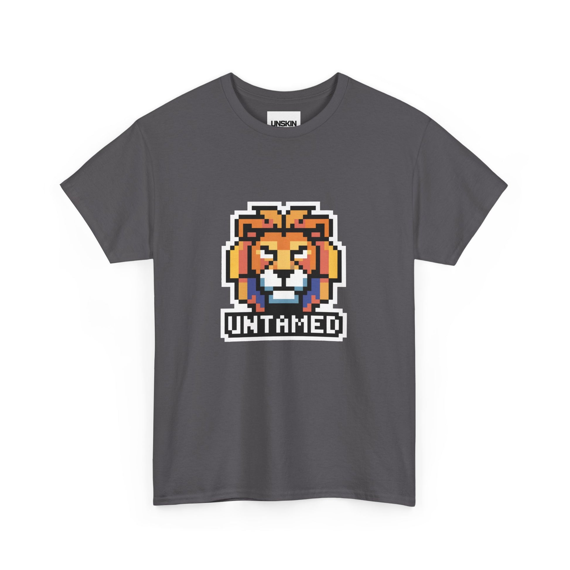 UNTAMED Pixel Lion | Unisex Heavy Cotton Tee