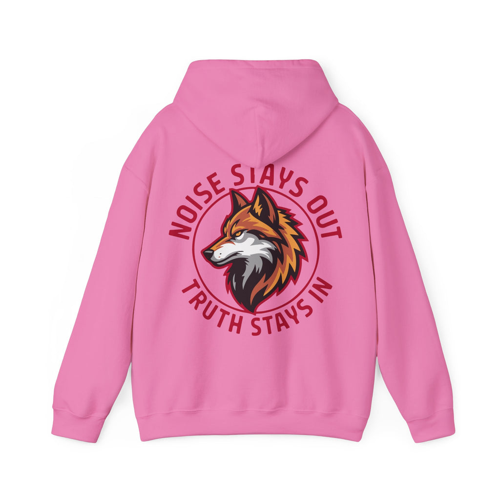 Unisex Heavy Blend Hoodie / NOISE STAYS OUT TRUTH STAYS IN