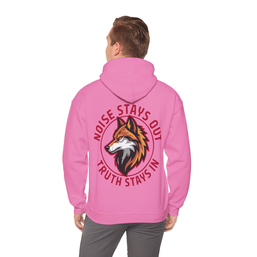 Unisex Heavy Blend Hoodie / NOISE STAYS OUT TRUTH STAYS IN