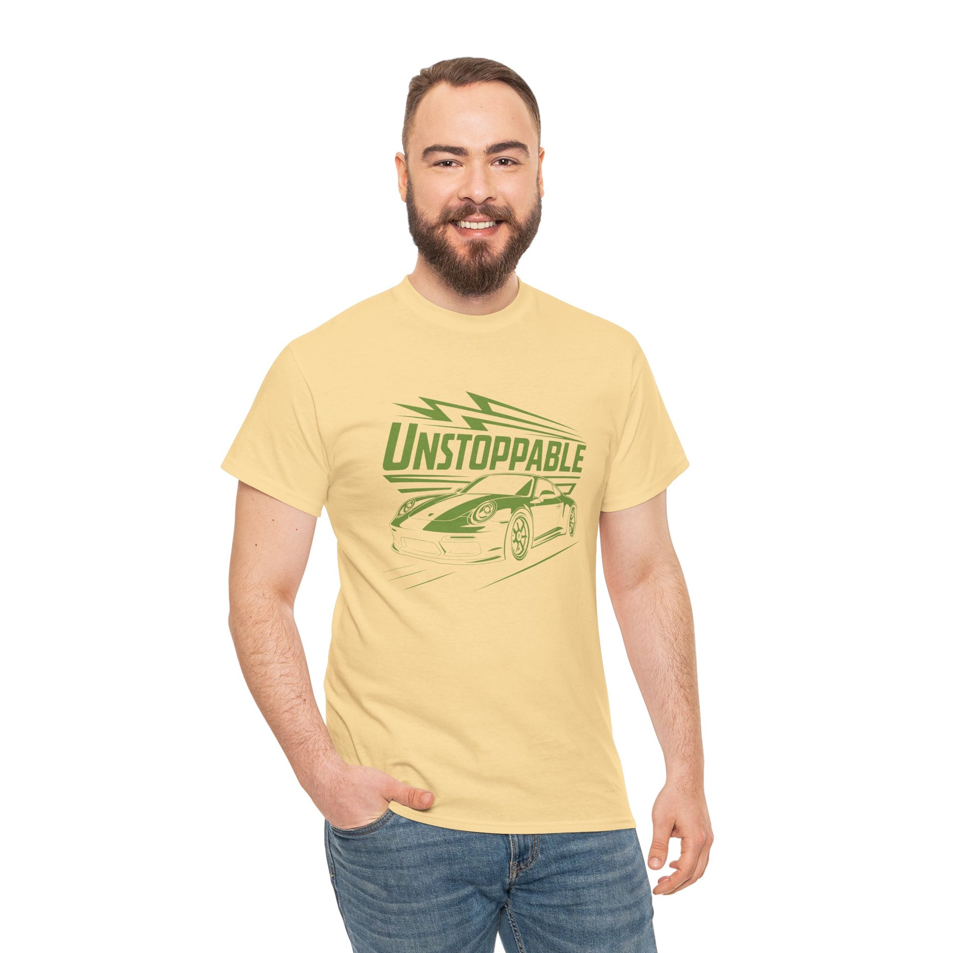 UNSTOPPABLE - Bold Porsche-Inspired  | Unisex Heavy Cotton Tee