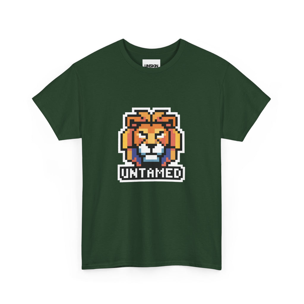 UNTAMED Pixel Lion | Unisex Heavy Cotton Tee