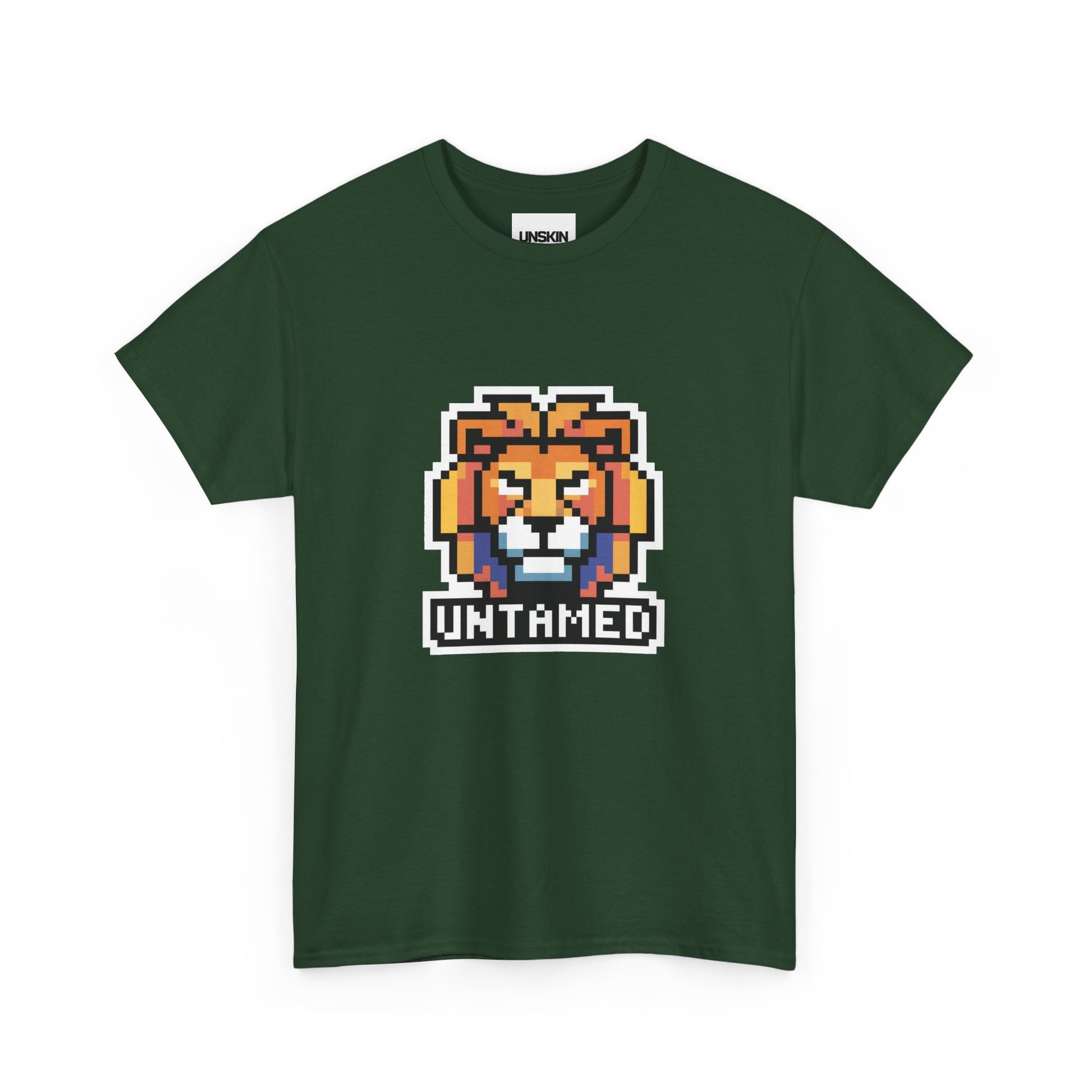 UNTAMED Pixel Lion | Unisex Heavy Cotton Tee