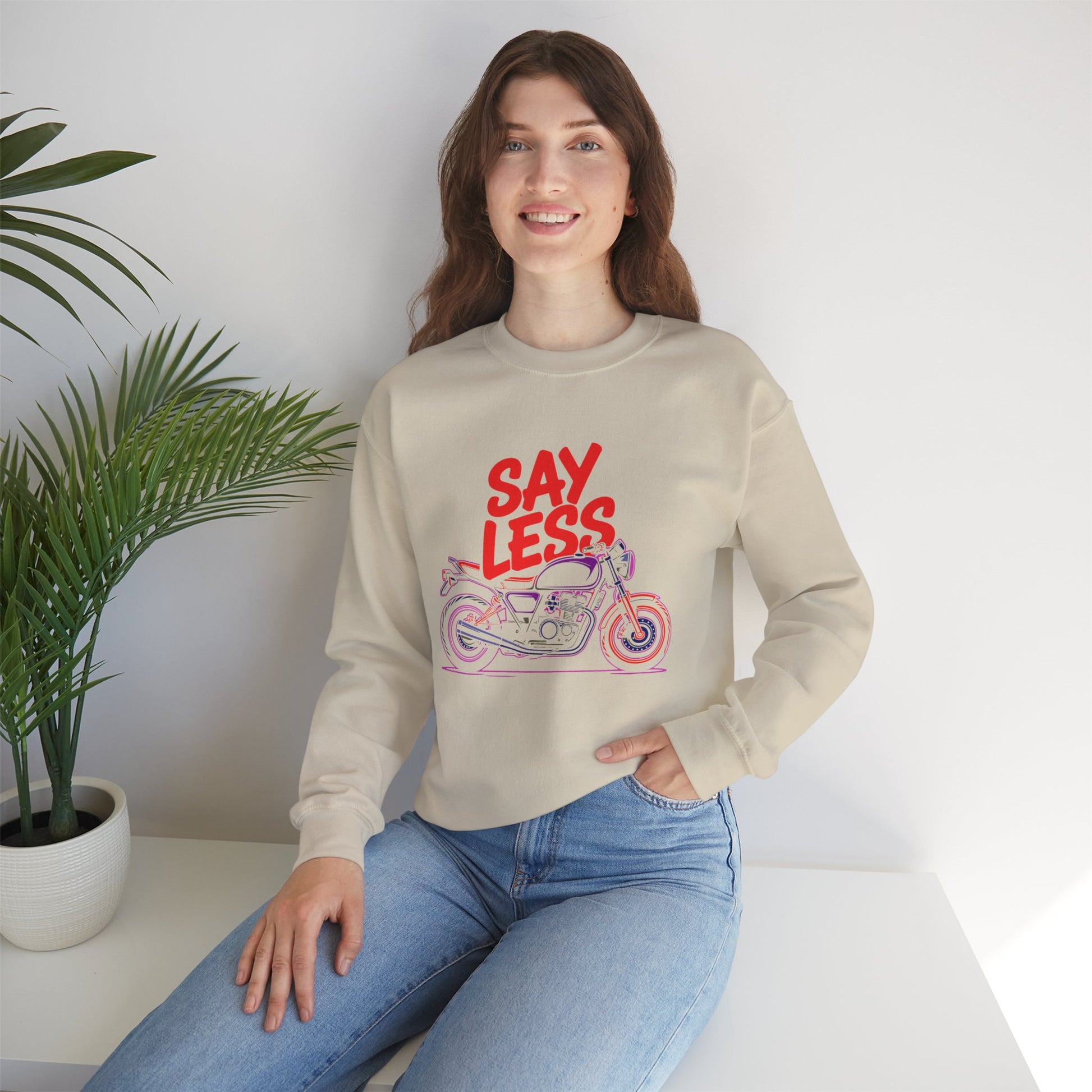 SAY LESS / Unisex Crewneck