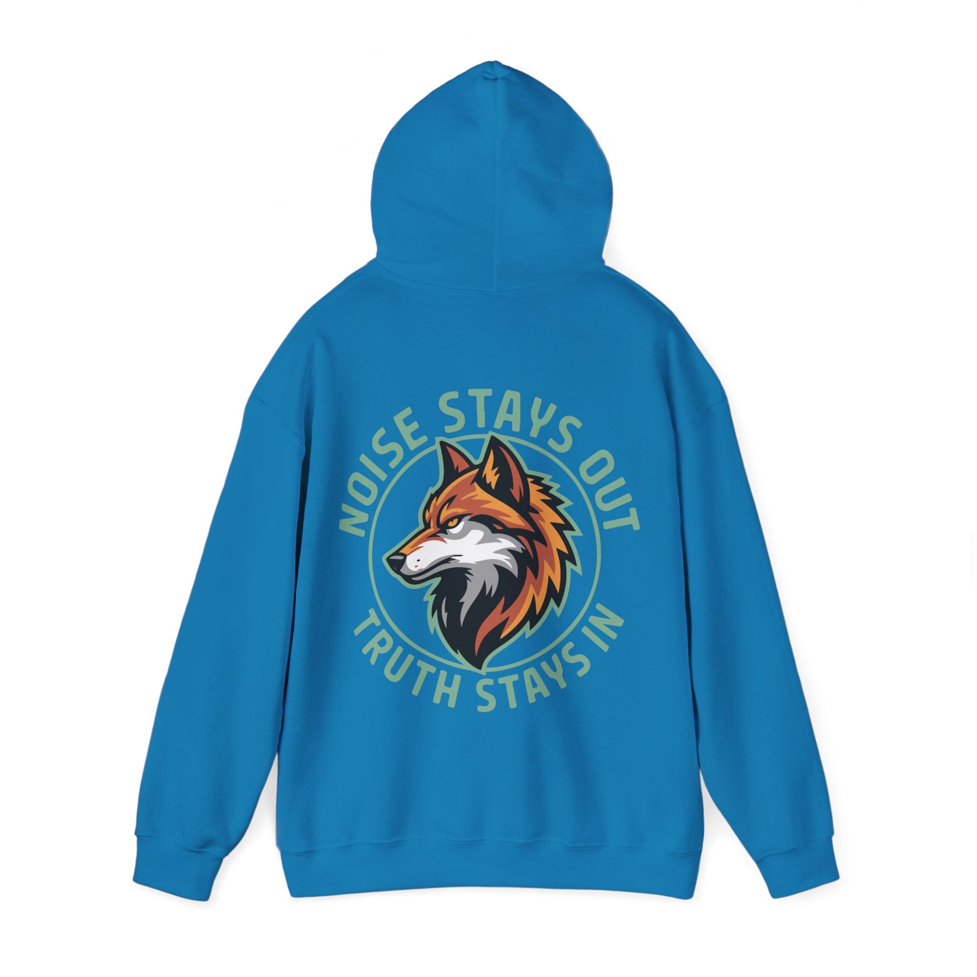 Unisex Heavy Blend Hoodie / NOISE STAYS OUT TRUTH STAYS IN