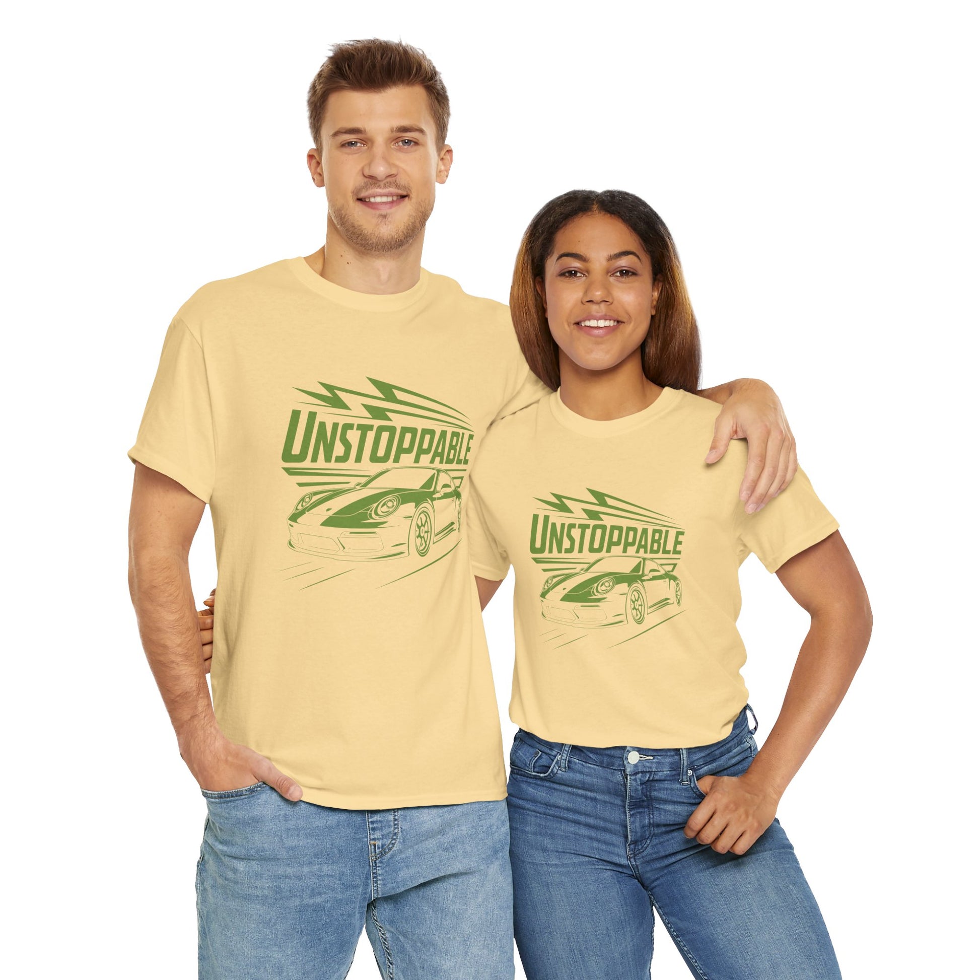 UNSTOPPABLE - Bold Porsche-Inspired  | Unisex Heavy Cotton Tee