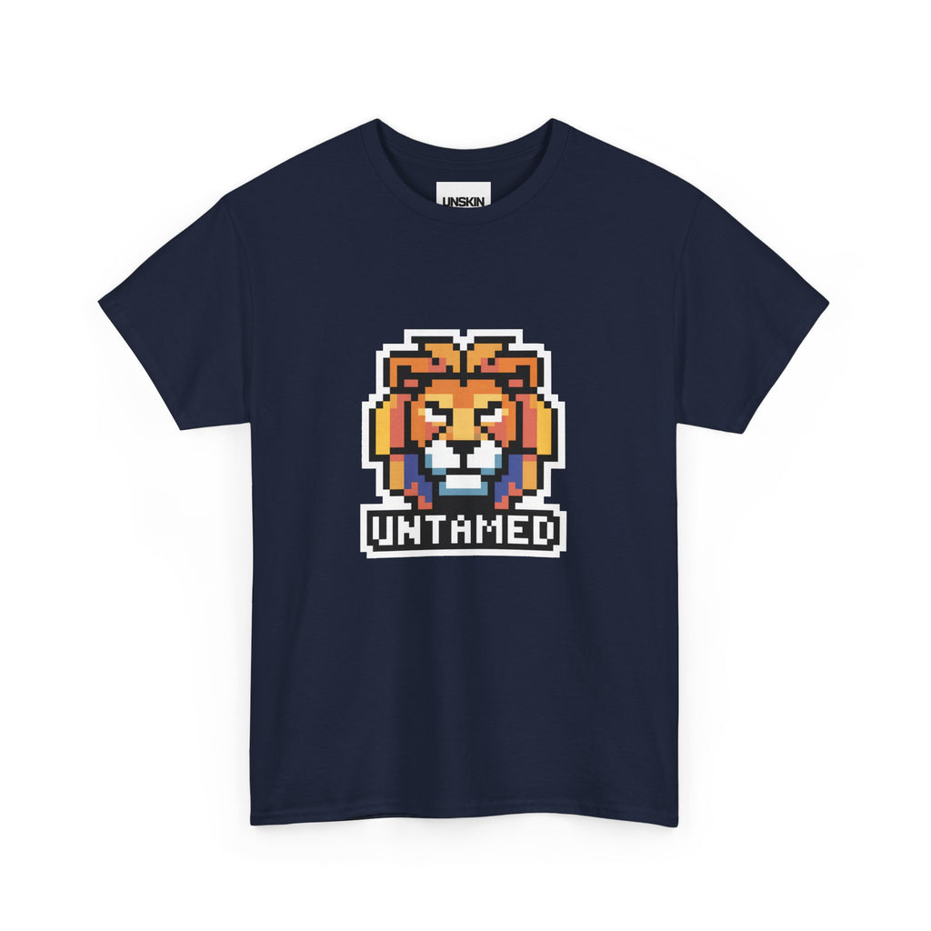 UNTAMED Pixel Lion | Unisex Heavy Cotton Tee