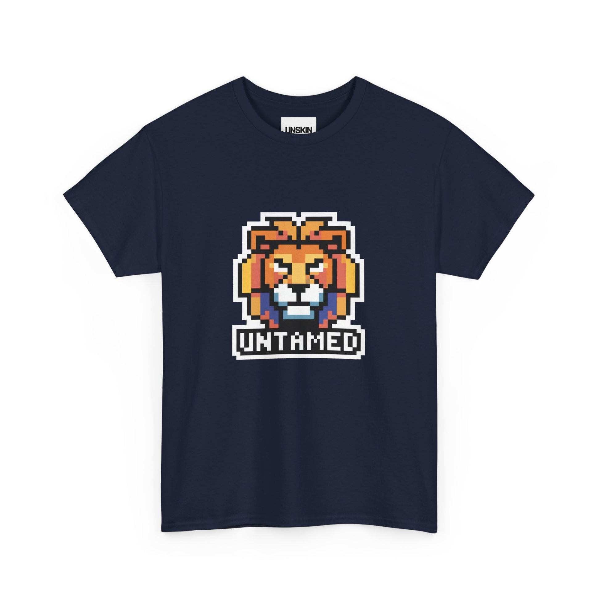 UNTAMED Pixel Lion | Unisex Heavy Cotton Tee
