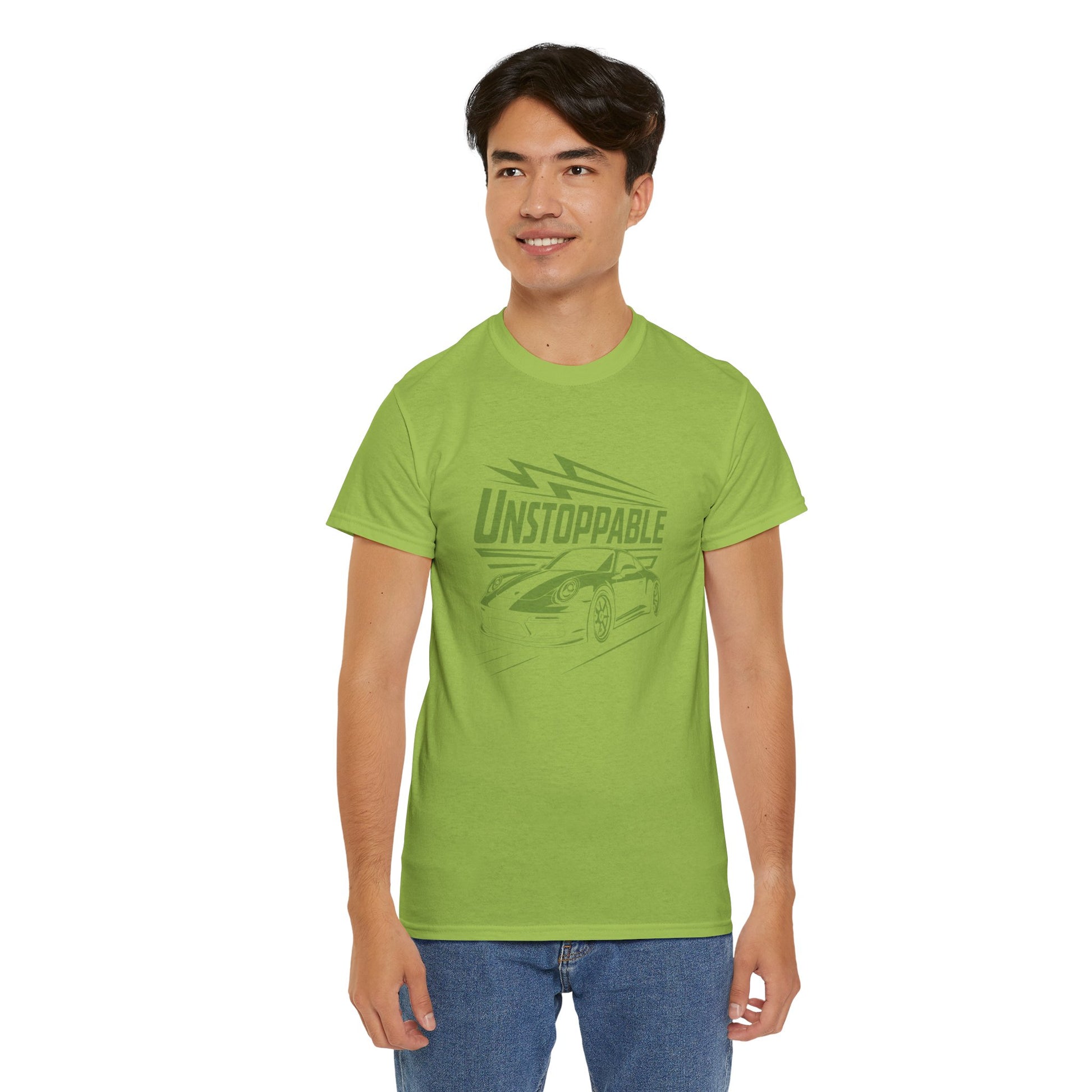 UNSTOPPABLE - Bold Porsche-Inspired  | Unisex Heavy Cotton Tee