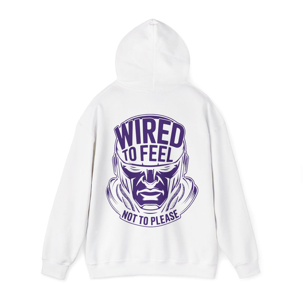 Unisex Heavy Blend Hoodie / WIRED TO FEEL NOT TO PEASE