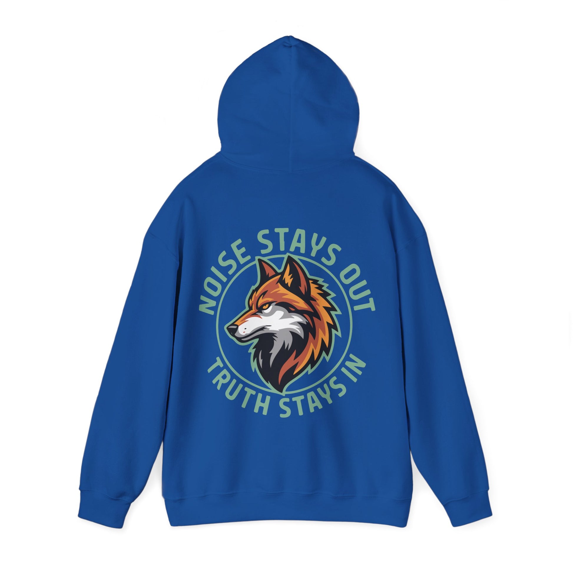 Unisex Heavy Blend Hoodie / NOISE STAYS OUT TRUTH STAYS IN