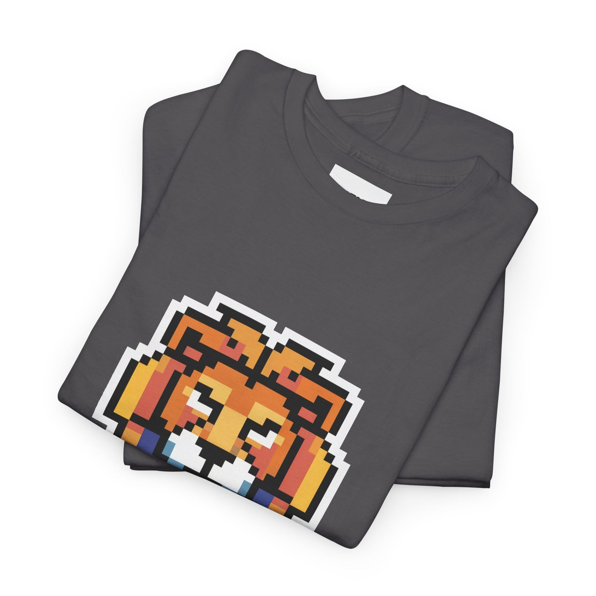 UNTAMED Pixel Lion | Unisex Heavy Cotton Tee
