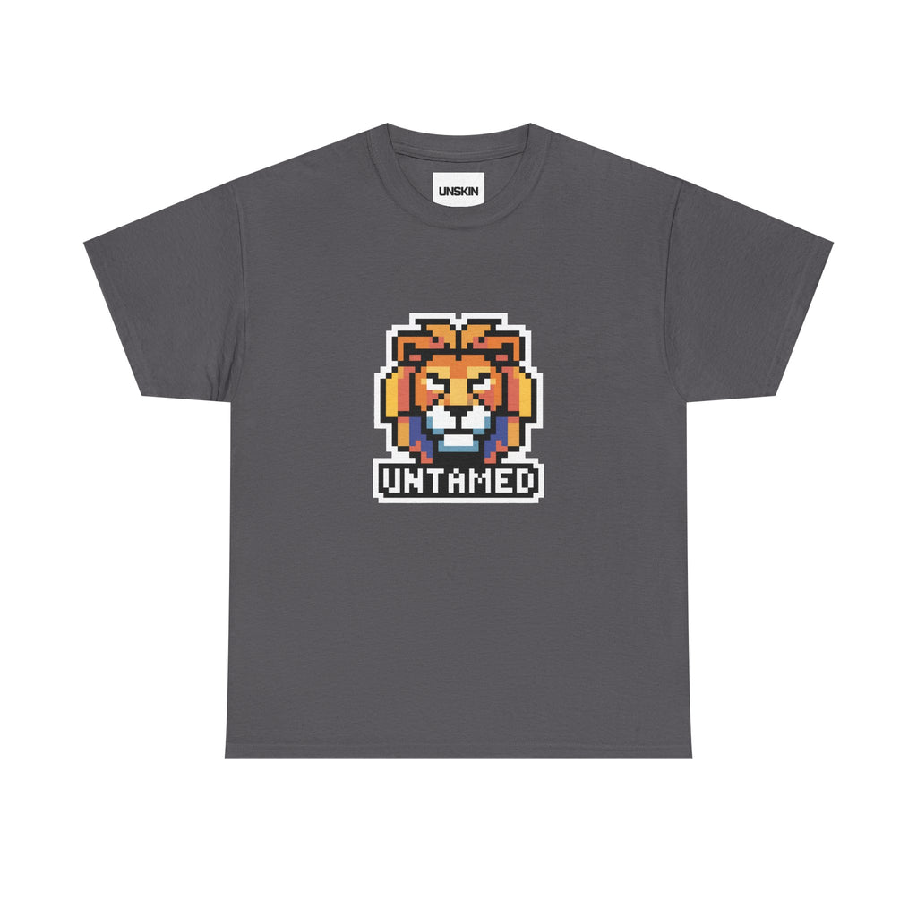 UNTAMED Pixel Lion | Unisex Heavy Cotton Tee
