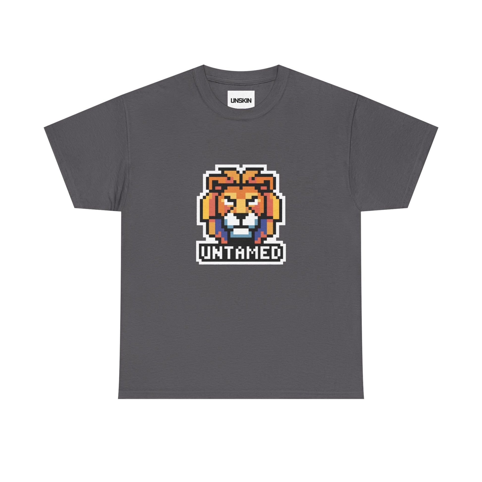 UNTAMED Pixel Lion | Unisex Heavy Cotton Tee