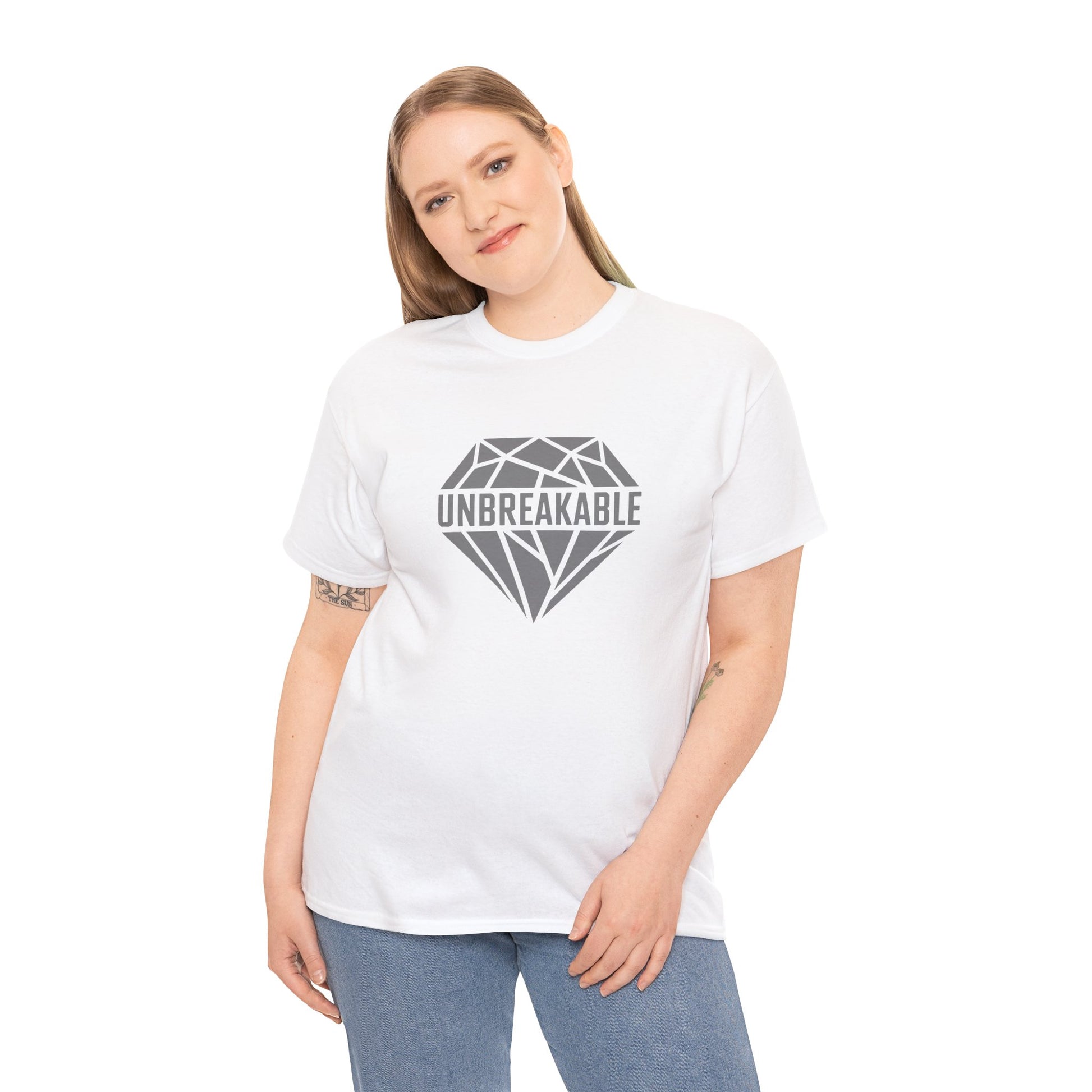 UNBREAKABLE - Diamond Strength | Unisex Heavy Cotton Tee