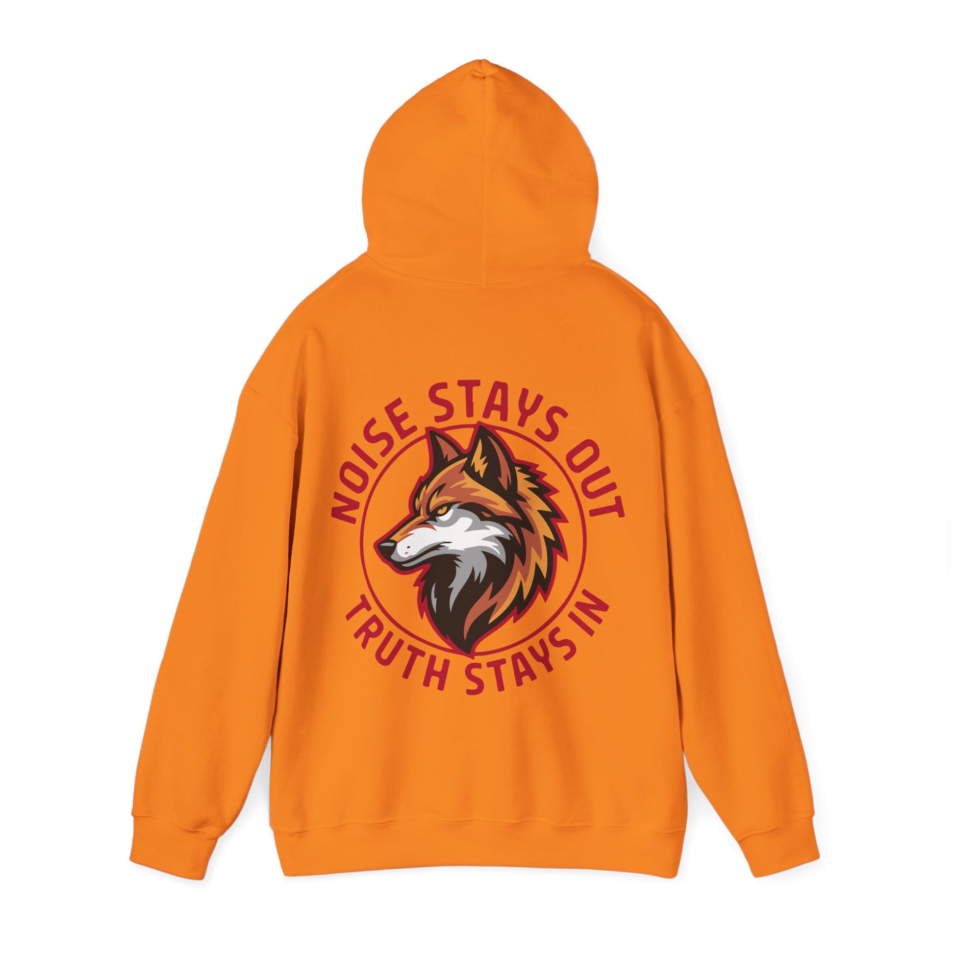 Unisex Heavy Blend Hoodie / NOISE STAYS OUT TRUTH STAYS IN