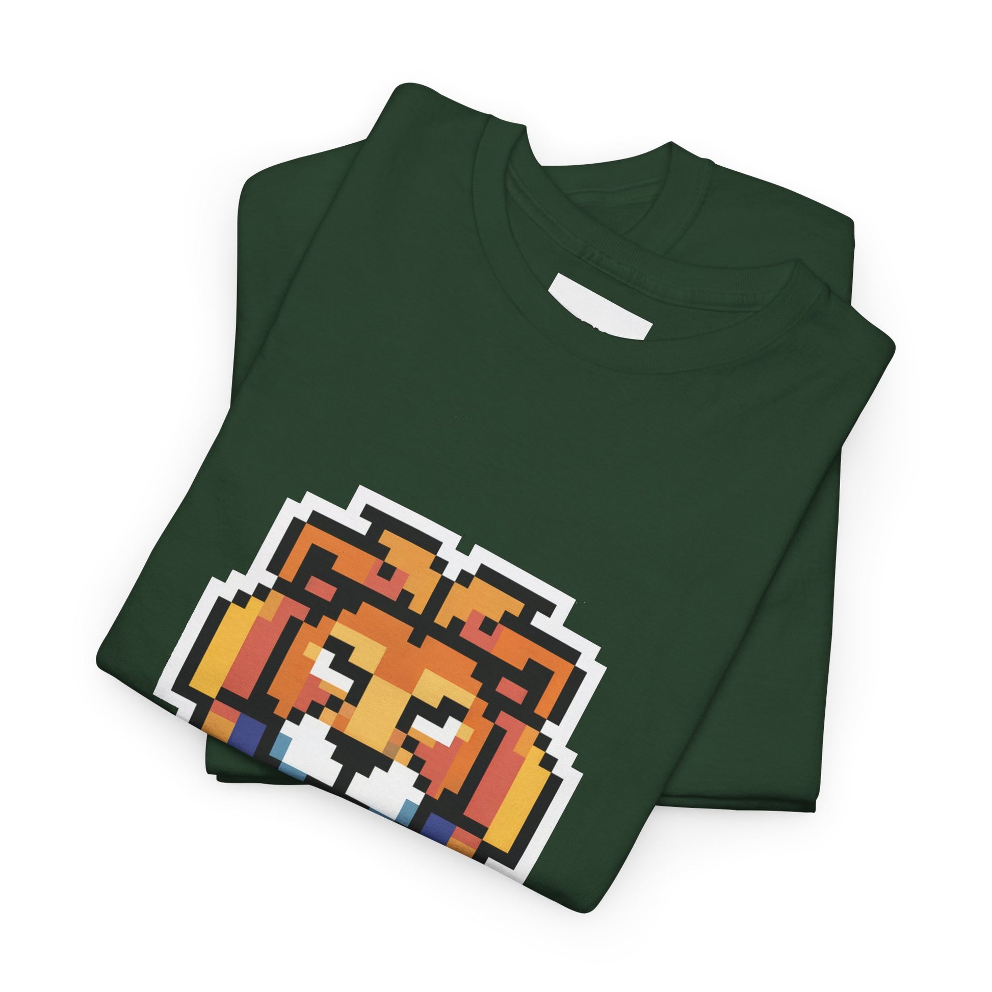 UNTAMED Pixel Lion | Unisex Heavy Cotton Tee