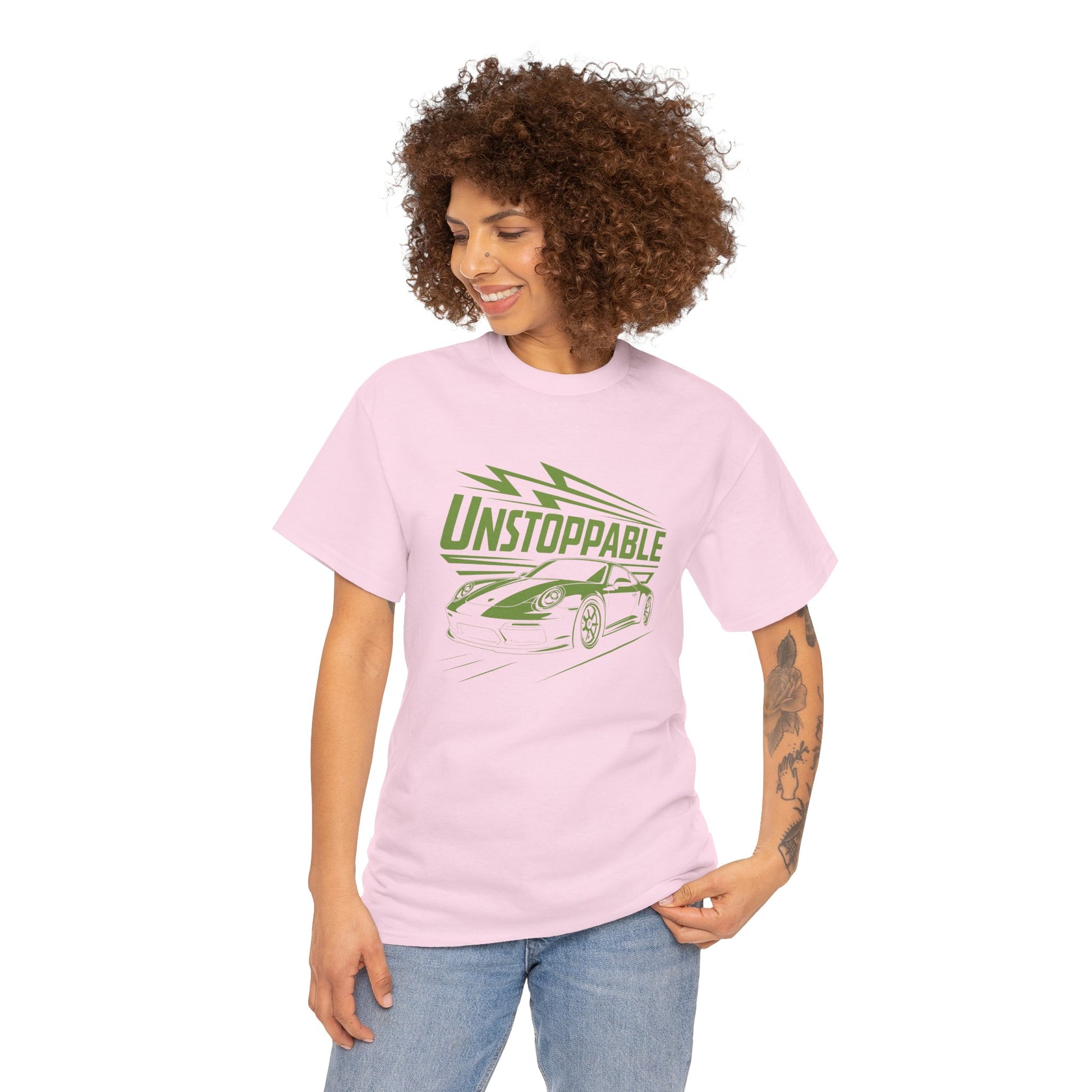 UNSTOPPABLE - Bold Porsche-Inspired  | Unisex Heavy Cotton Tee