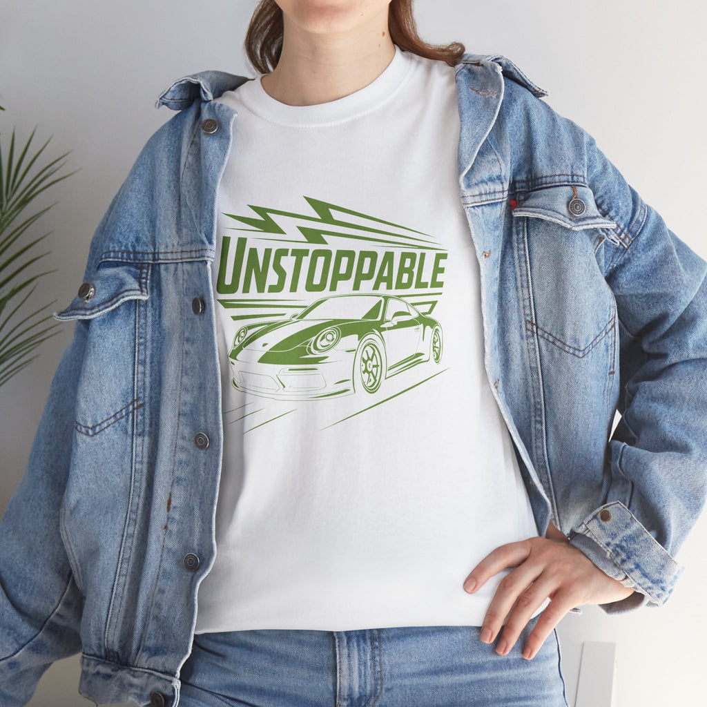 UNSTOPPABLE - Bold Porsche-Inspired  | Unisex Heavy Cotton Tee