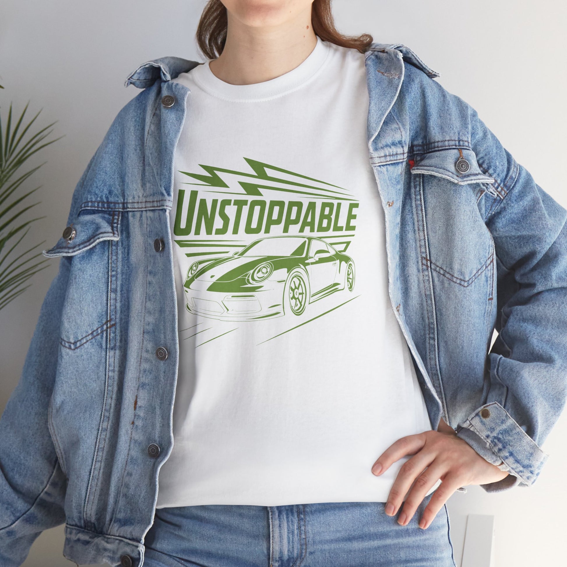 UNSTOPPABLE - Bold Porsche-Inspired  | Unisex Heavy Cotton Tee