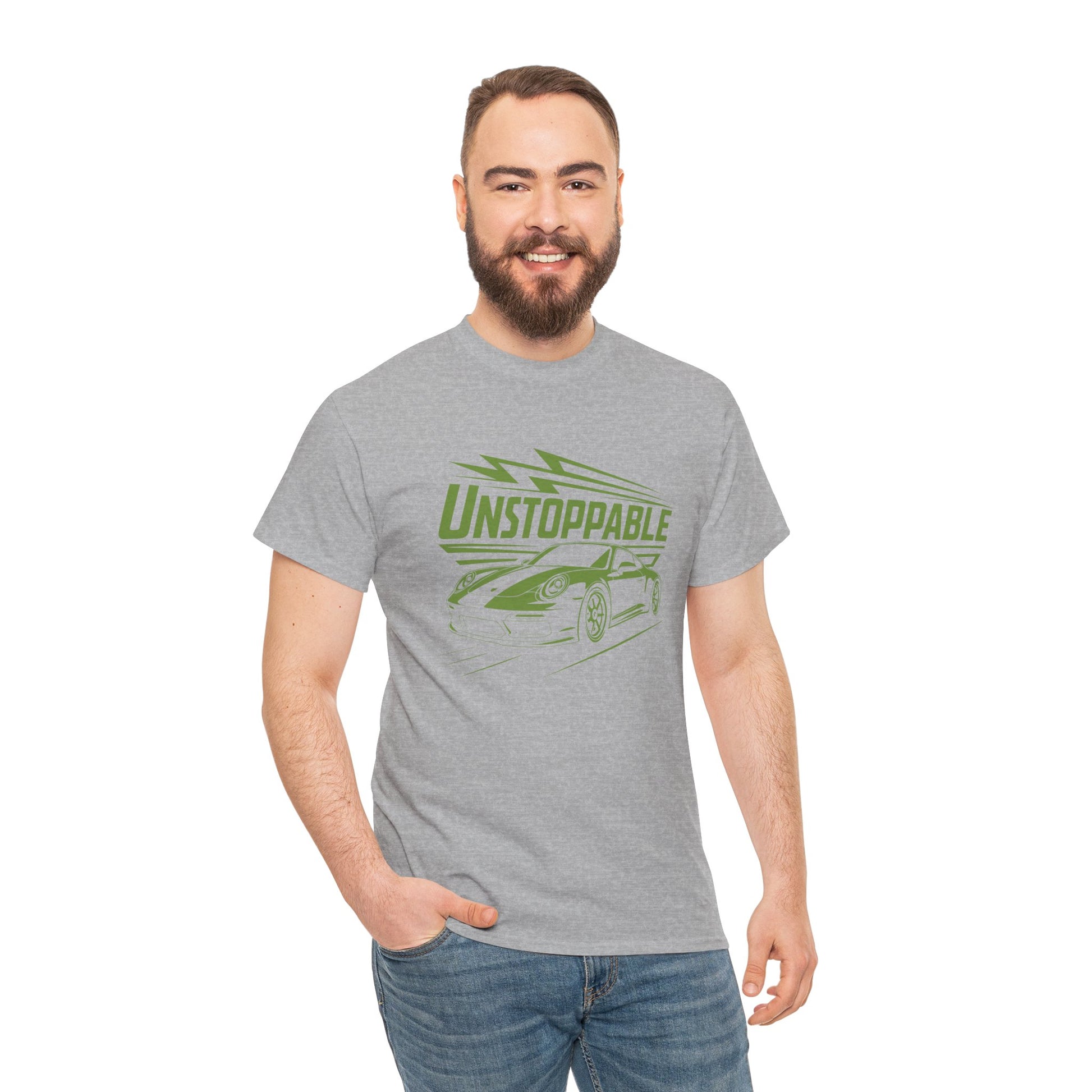 UNSTOPPABLE - Bold Porsche-Inspired  | Unisex Heavy Cotton Tee