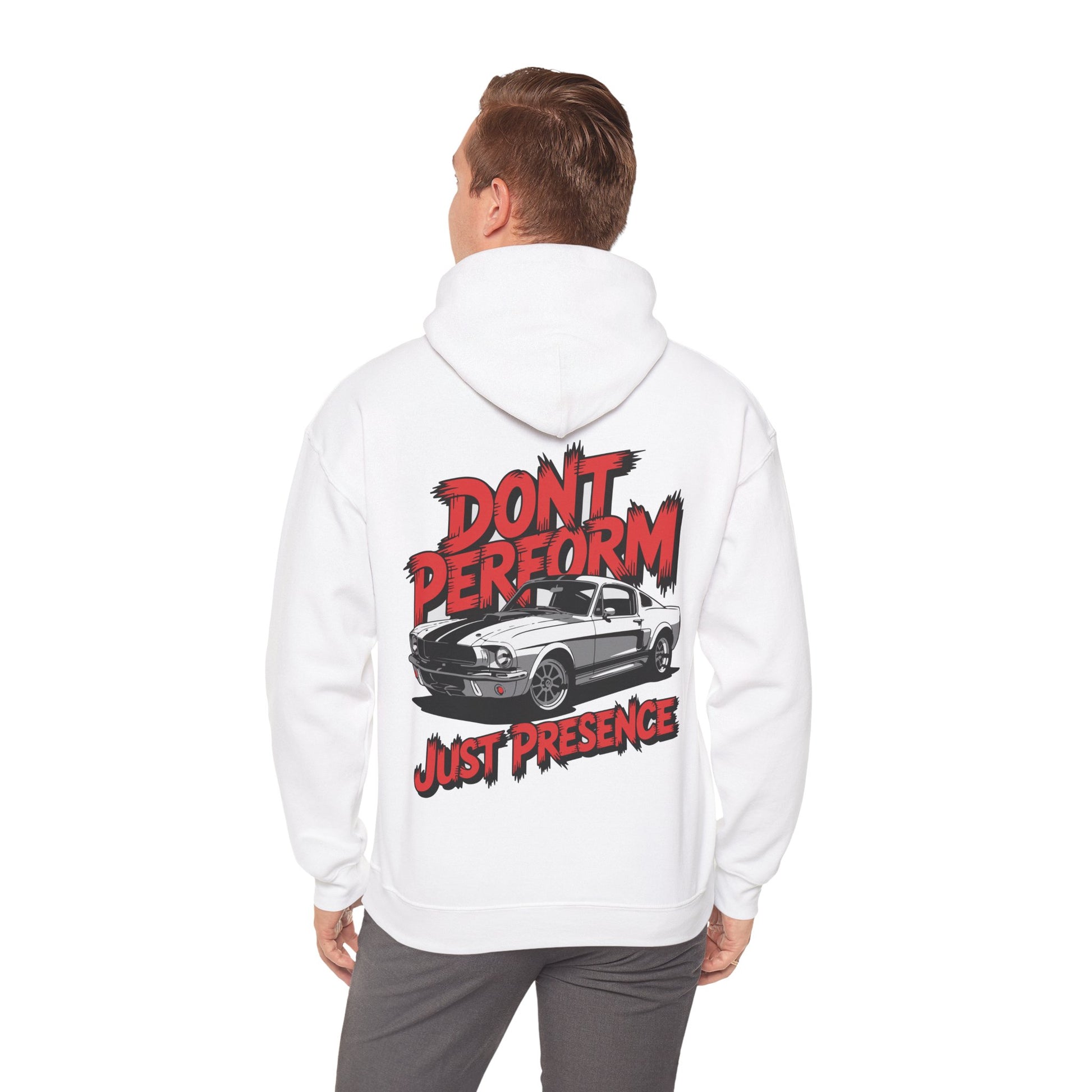 Unisex Heavy Blend Hoodie / DON'T PERFORM JUST PRESENCE