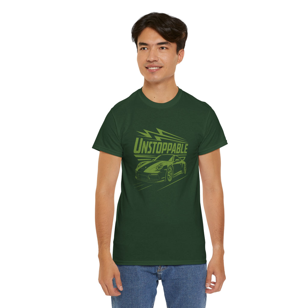 UNSTOPPABLE - Bold Porsche-Inspired  | Unisex Heavy Cotton Tee