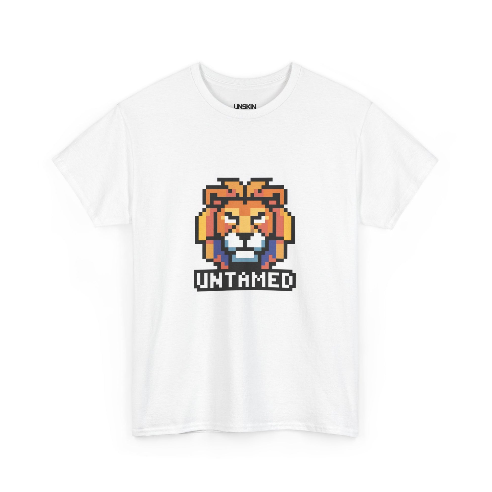 UNTAMED Pixel Lion | Unisex Heavy Cotton Tee