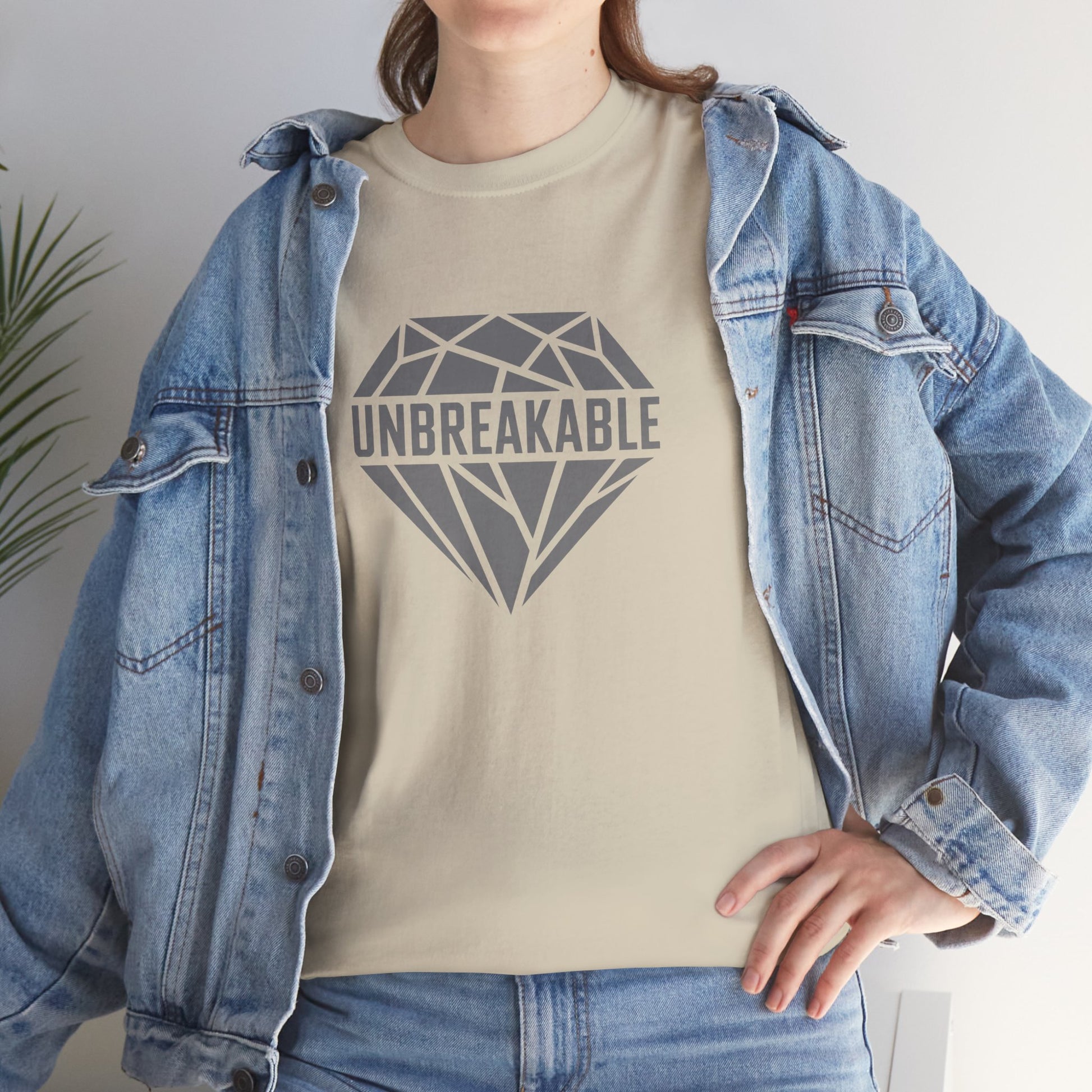 UNBREAKABLE - Diamond Strength | Unisex Heavy Cotton Tee