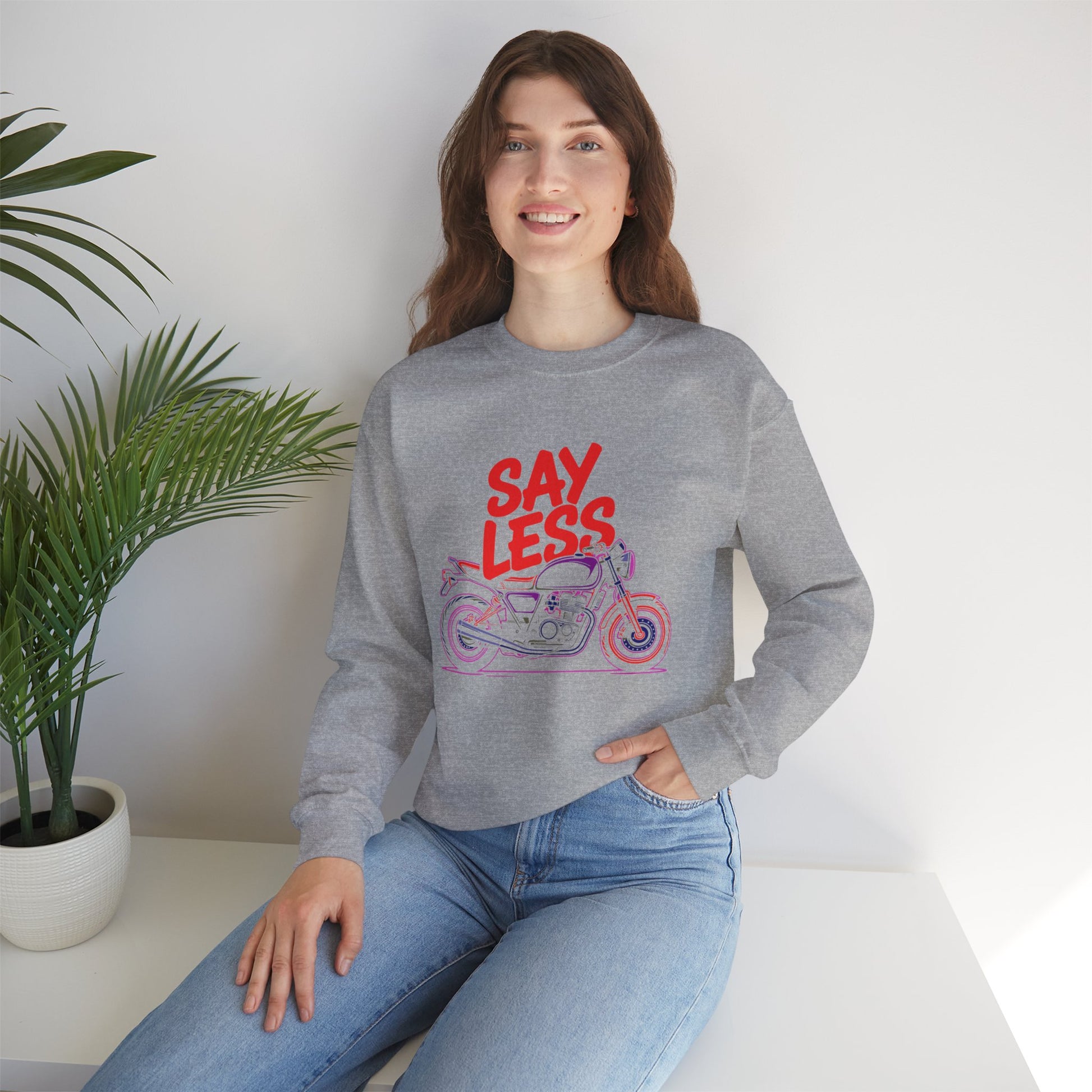 SAY LESS / Unisex Crewneck