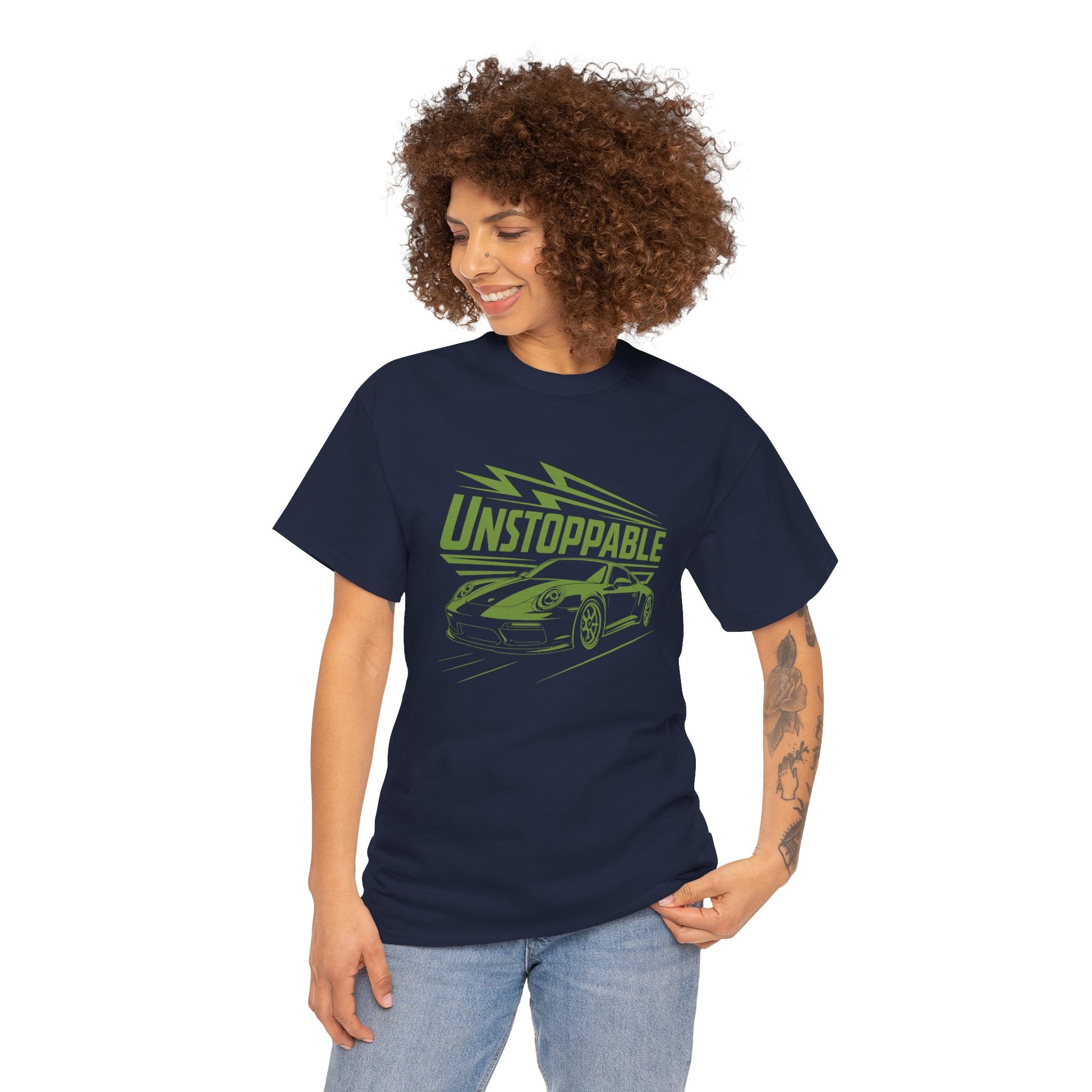 UNSTOPPABLE - Bold Porsche-Inspired  | Unisex Heavy Cotton Tee