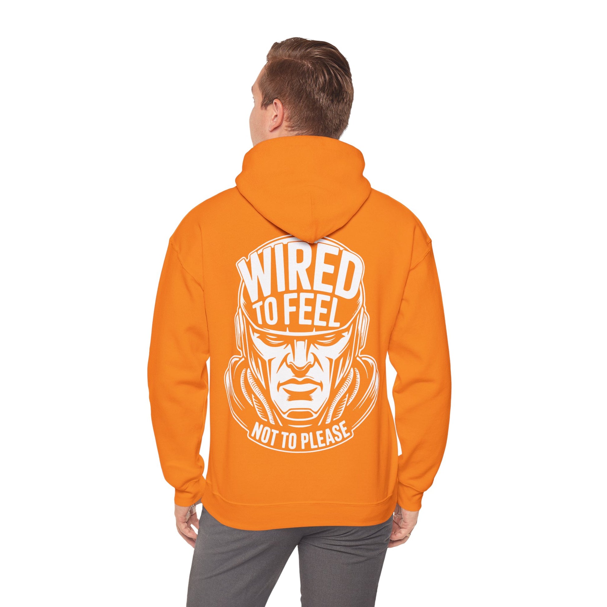 Unisex Heavy Blend Hoodie / WIRED TO FEEL NOT TO PEASE