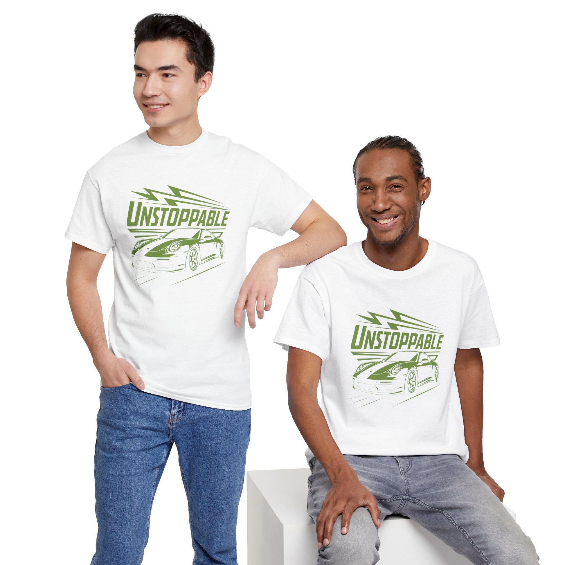 UNSTOPPABLE - Bold Porsche-Inspired  | Unisex Heavy Cotton Tee