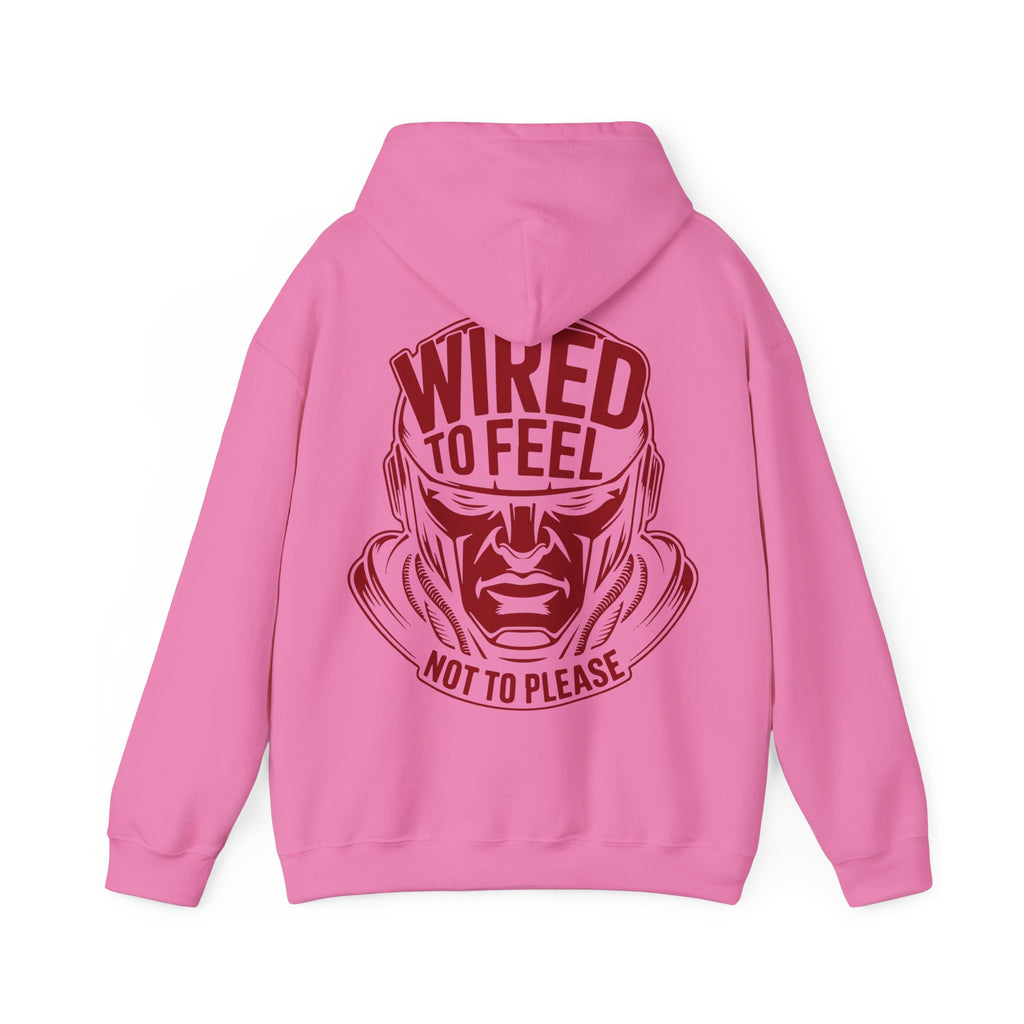 Unisex Heavy Blend Hoodie / WIRED TO FEEL NOT TO PEASE