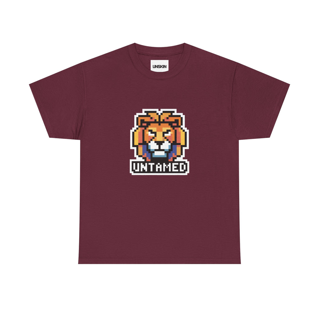 UNTAMED Pixel Lion | Unisex Heavy Cotton Tee