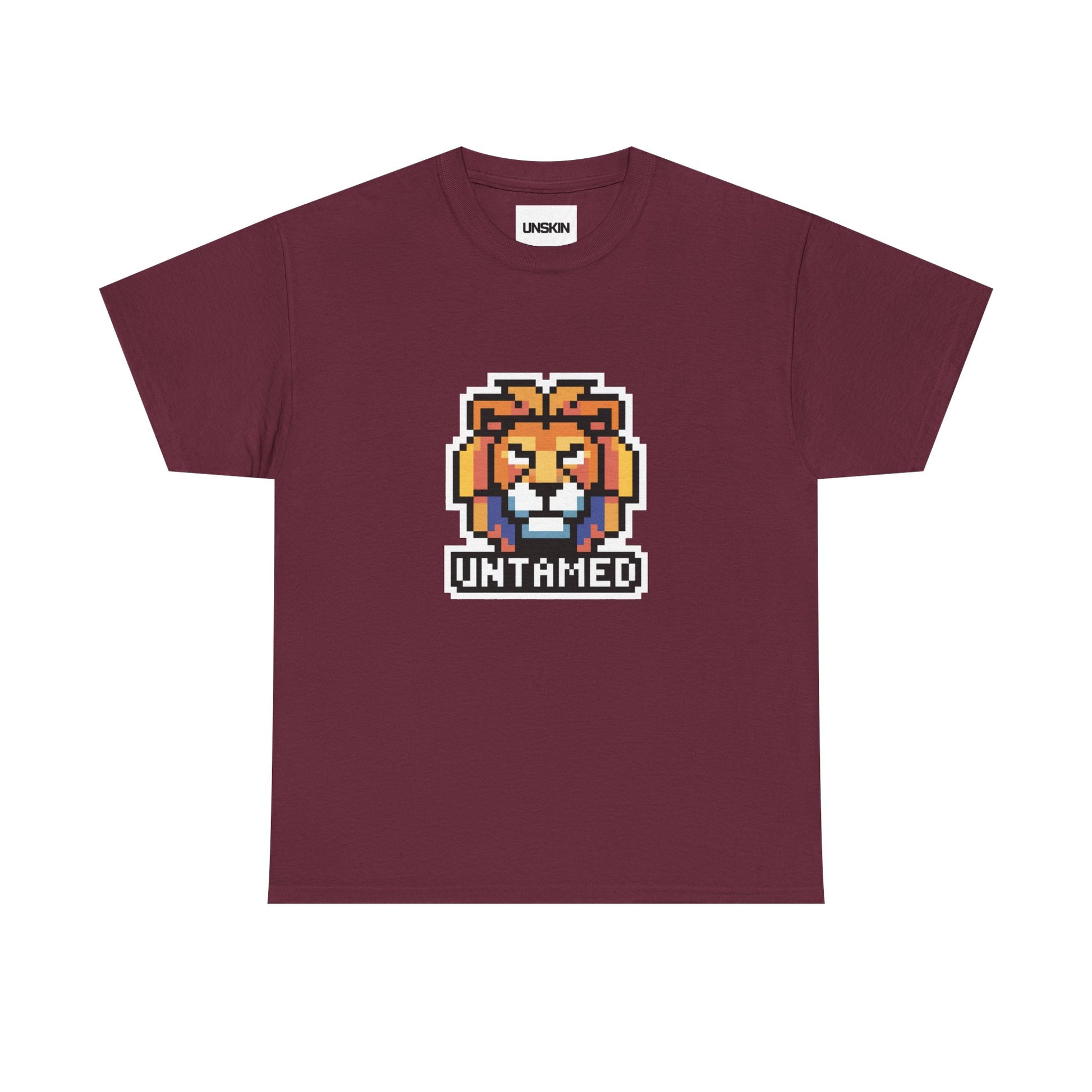 UNTAMED Pixel Lion | Unisex Heavy Cotton Tee